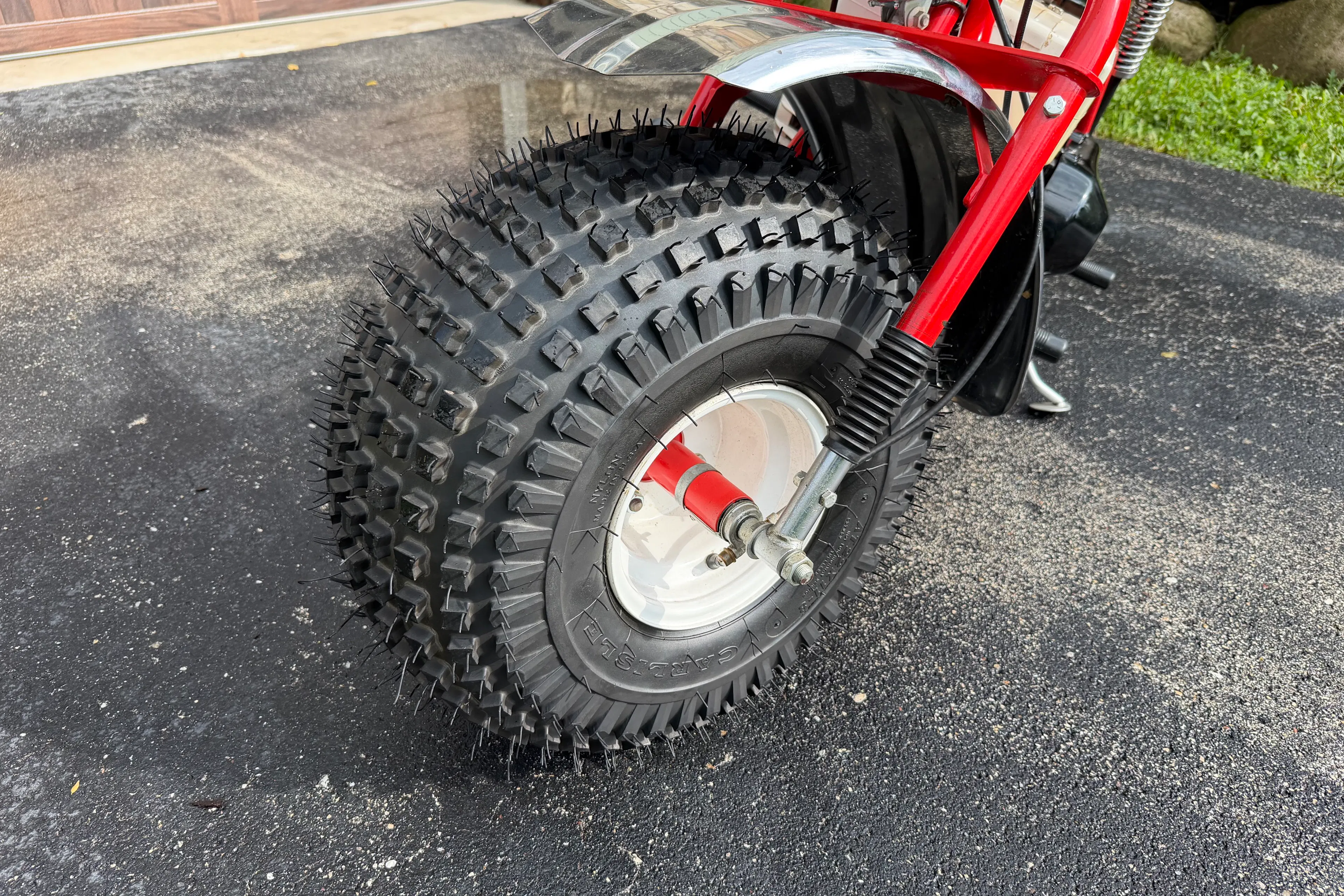 1974 Heald VT-8 Super Trail Bronc front tire