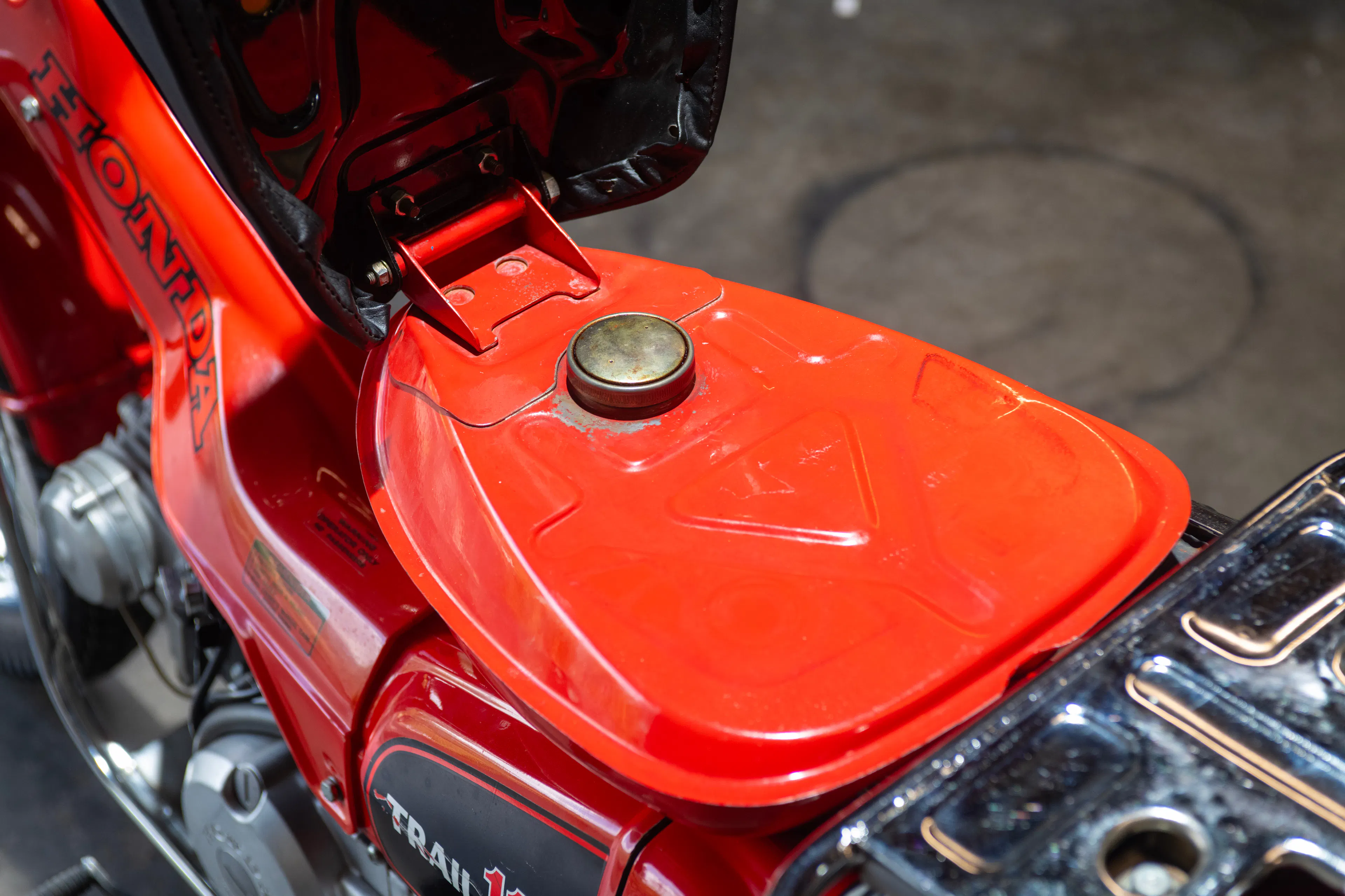 1981 Honda Trail 110 tank