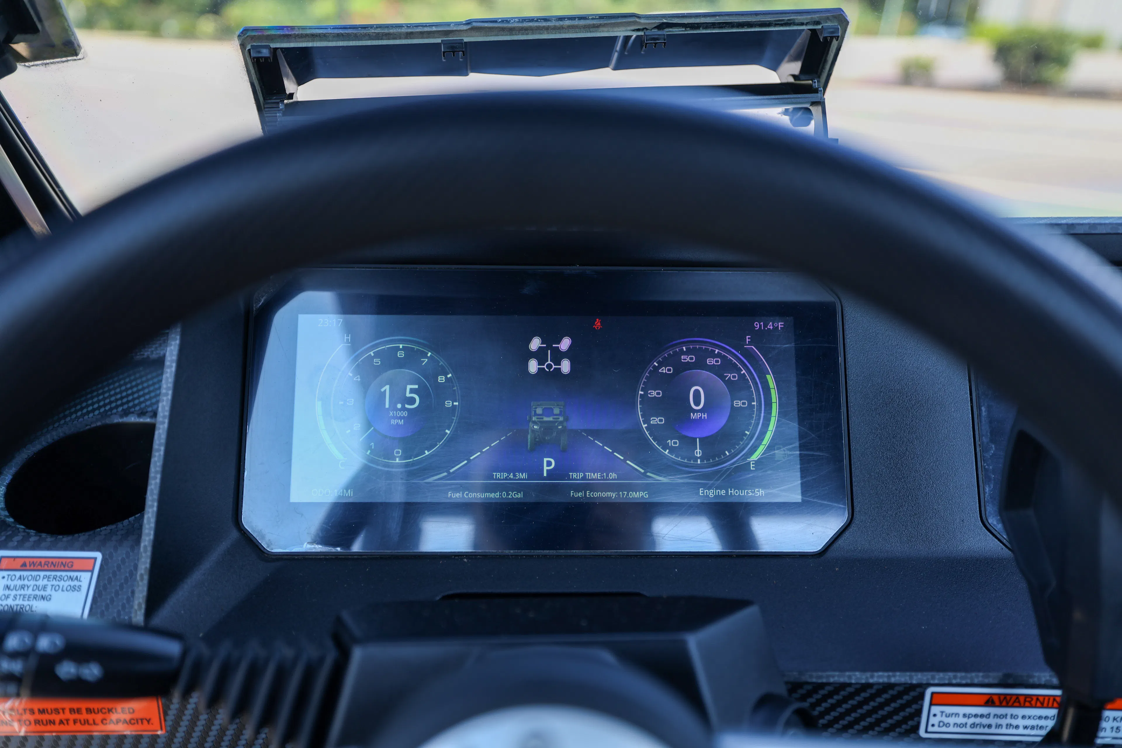2024 Axis 550 gauges