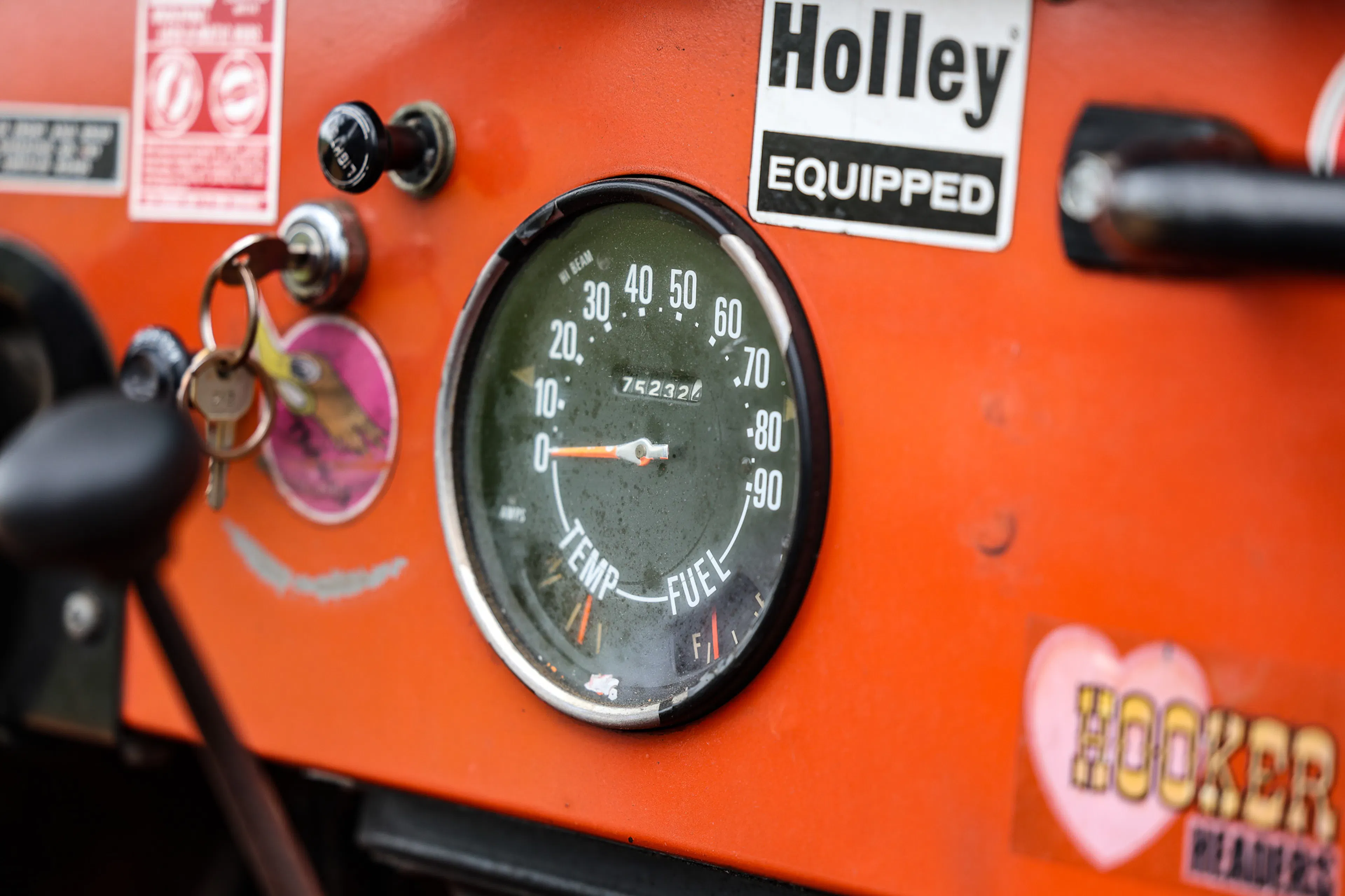 1973 Jeep CJ-5 Renegade speedometer