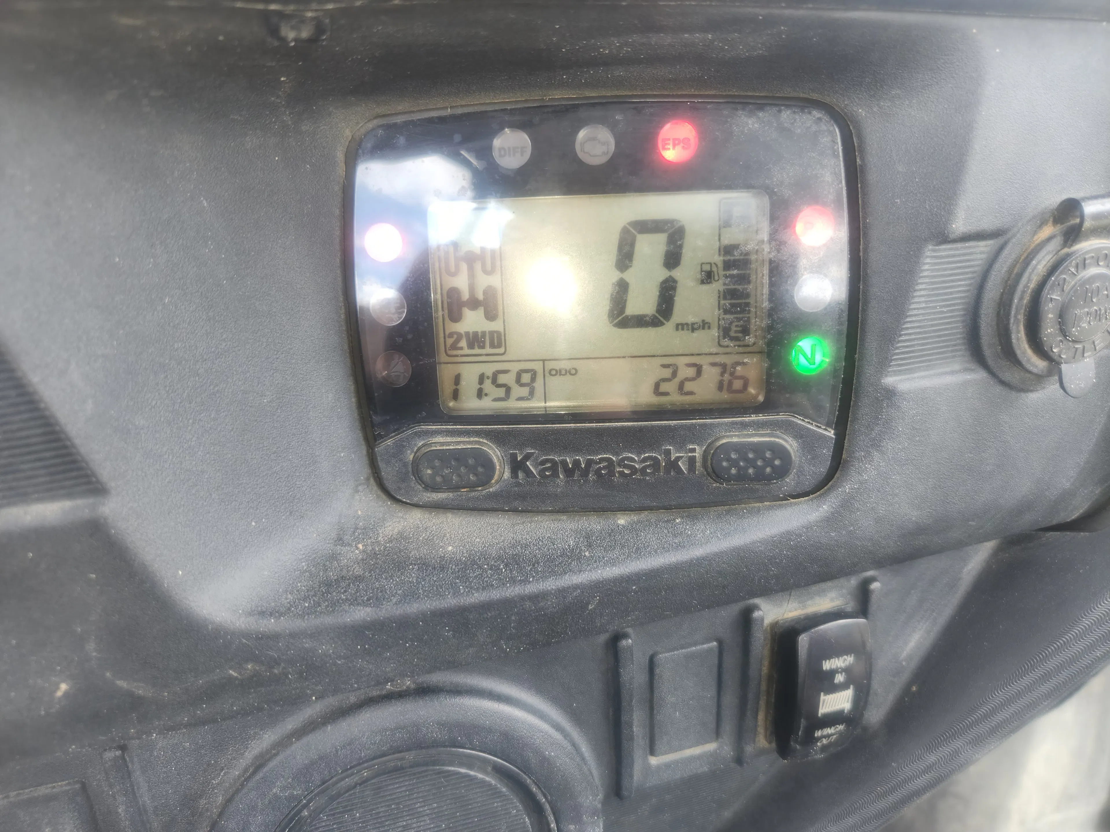 2021 Kawasaki Teryx4 odometer