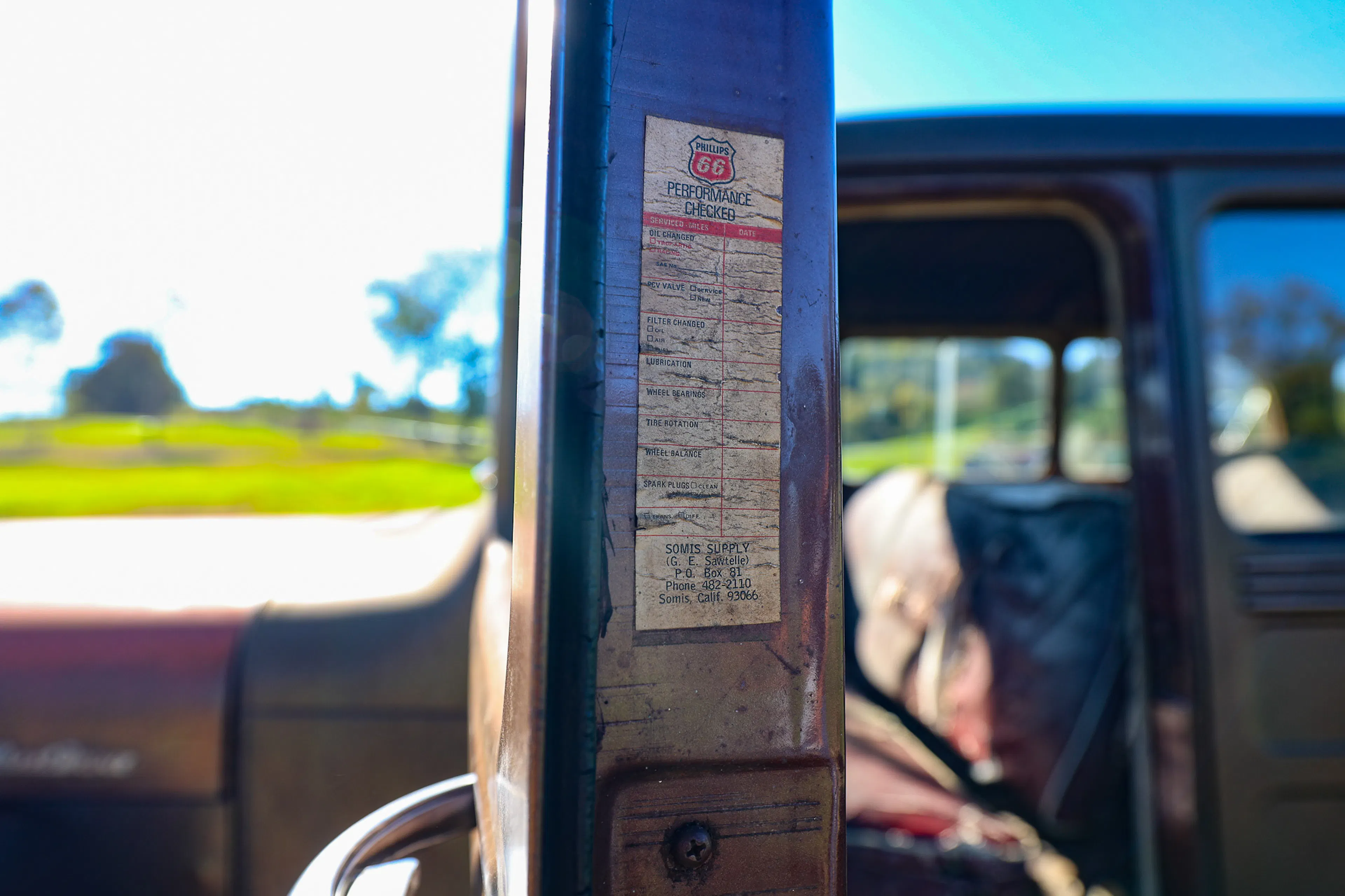 1951 Willys Wagon door sticker