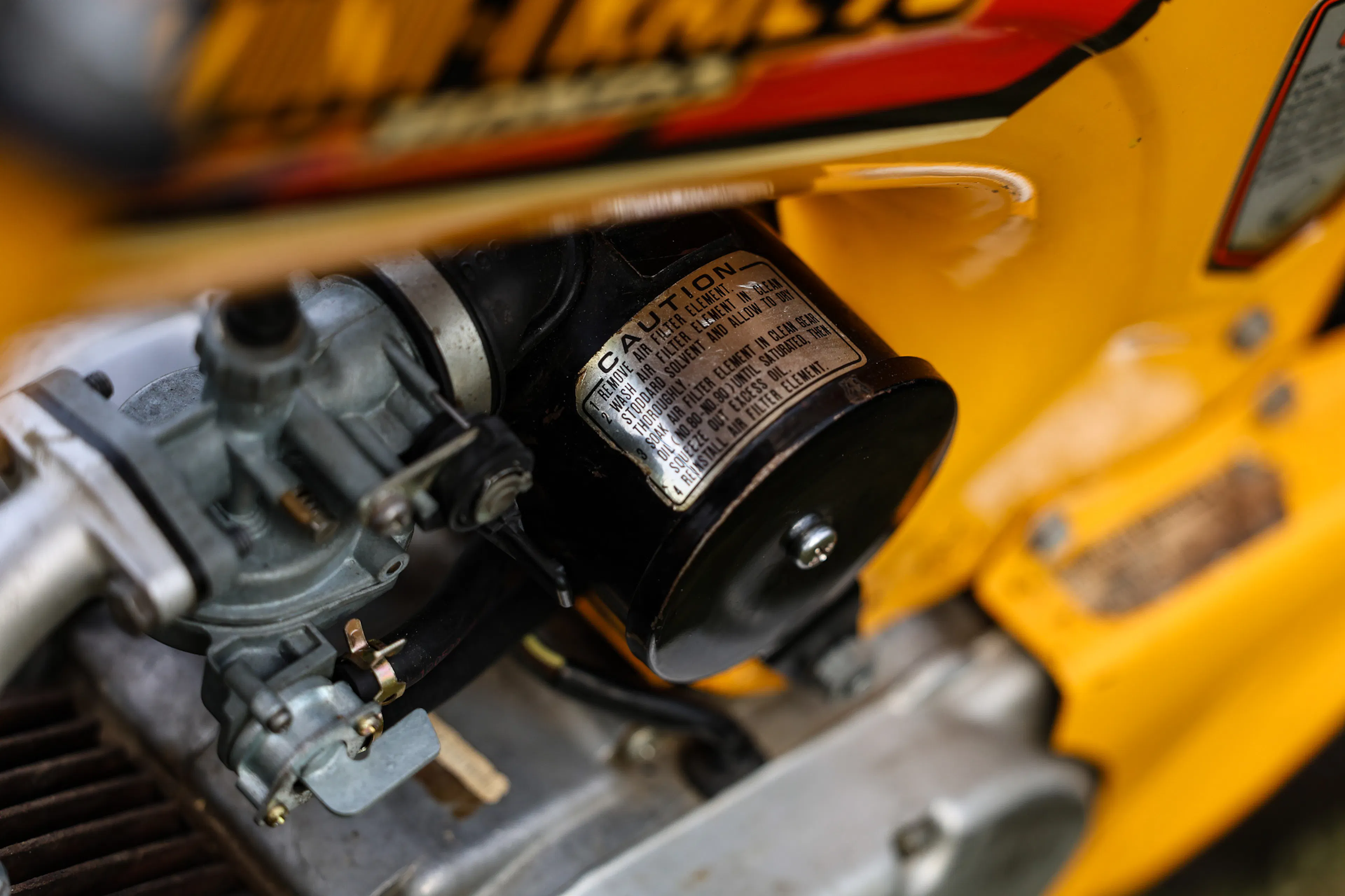 1979 Honda Mini Trail 70 air box decal