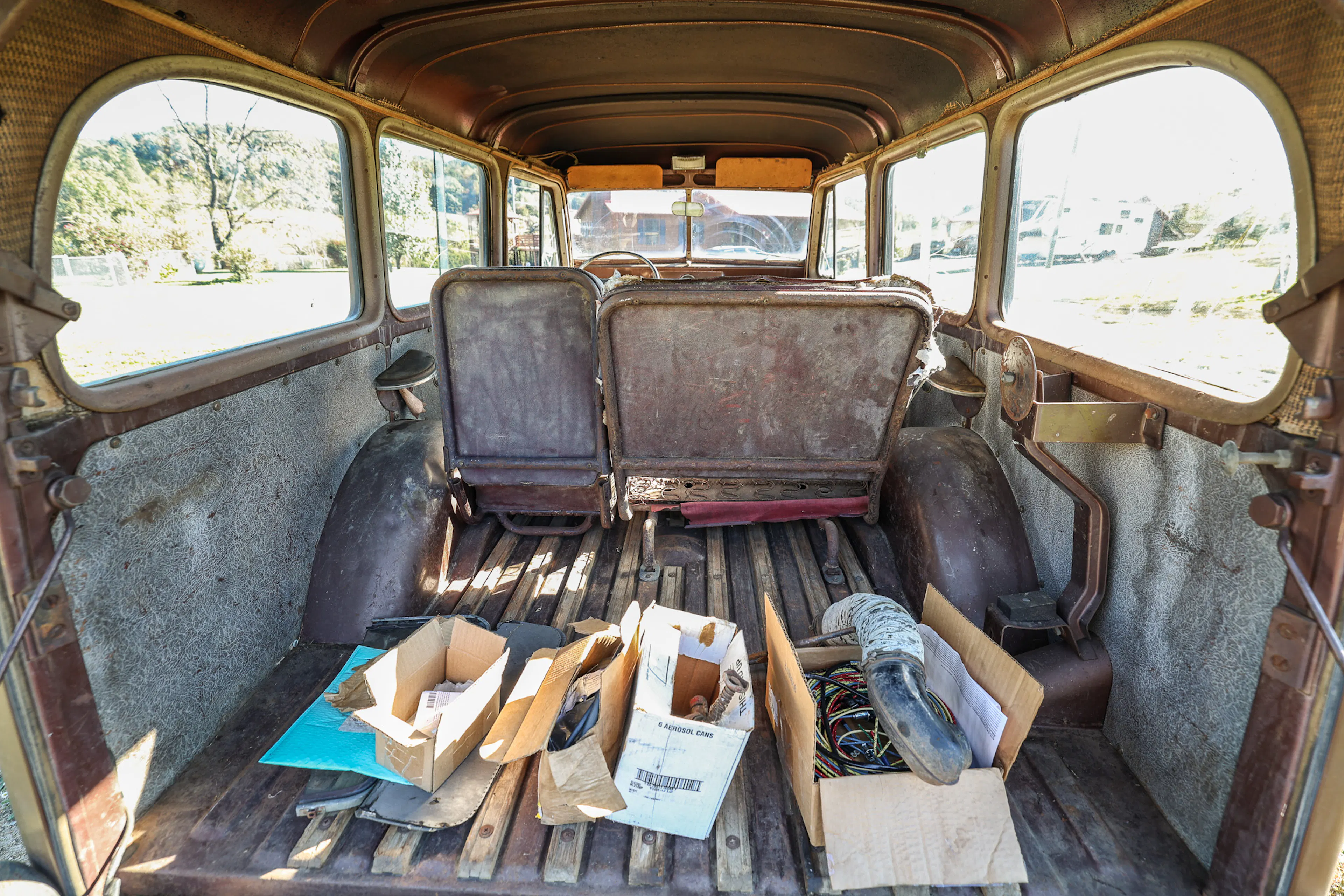 1951 Willys Wagon cargo area