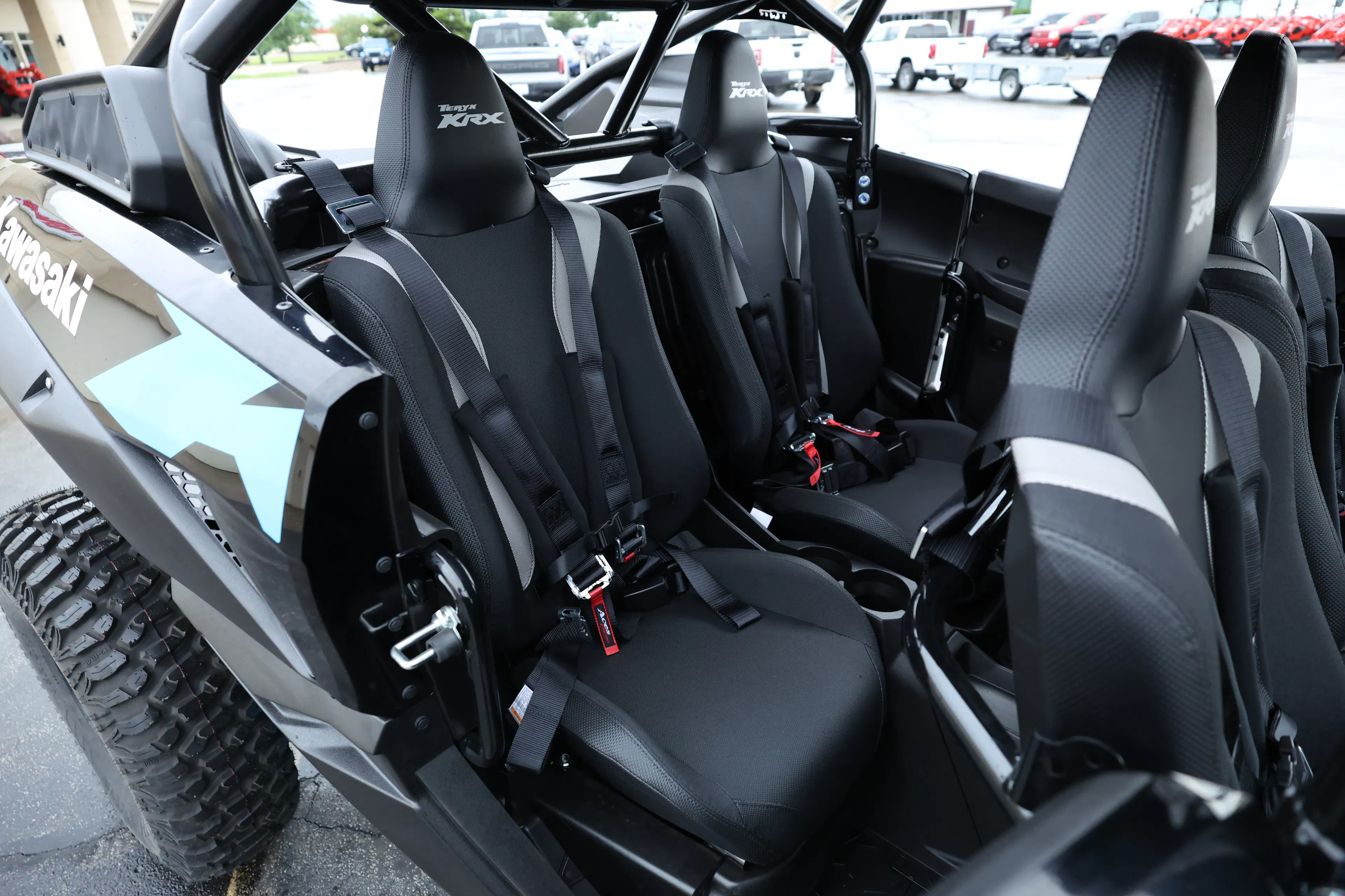2026 Kawasaki Teryx KRX4 1000 interior passenger side rear