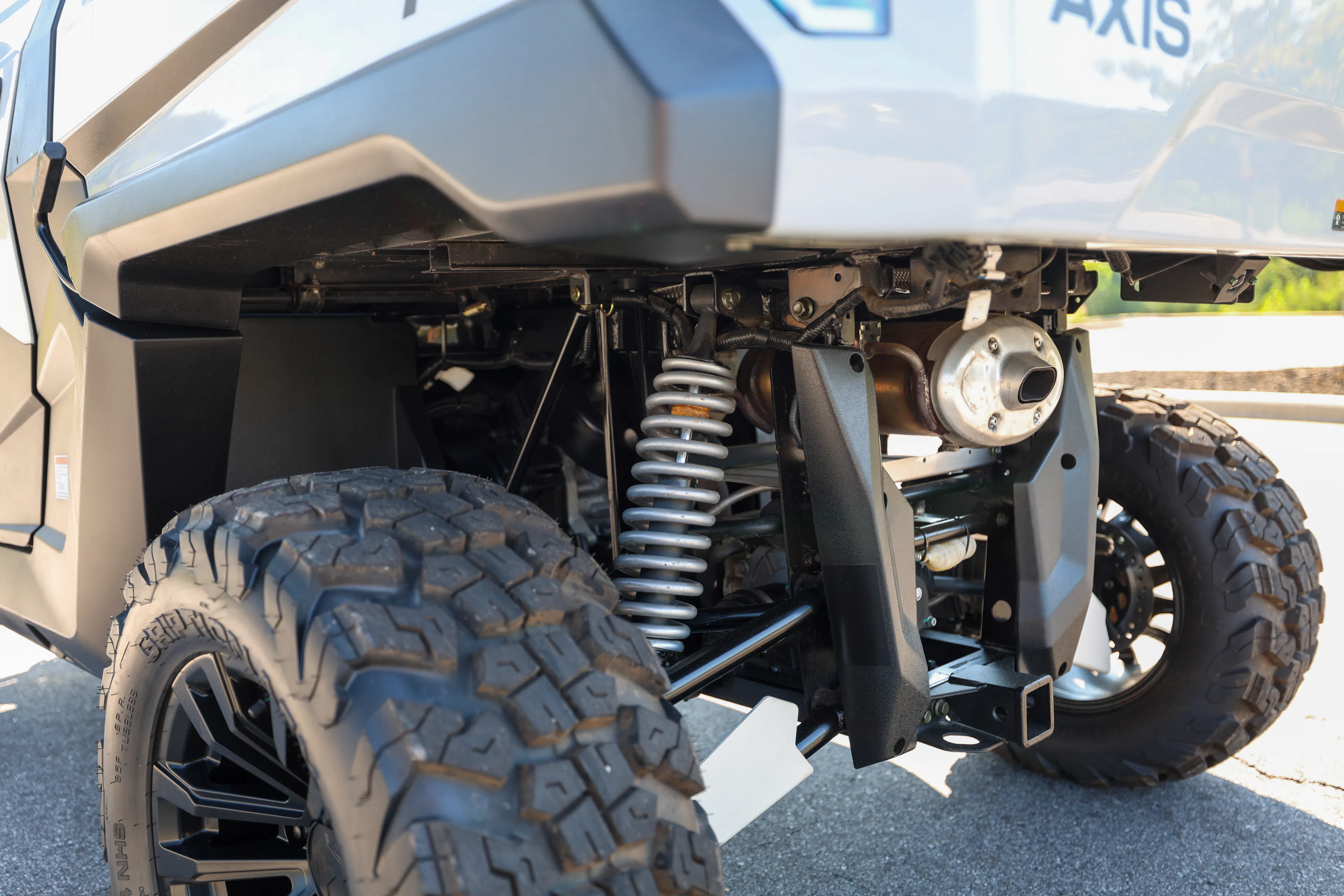 2024 Axis 550 rear suspension driver side