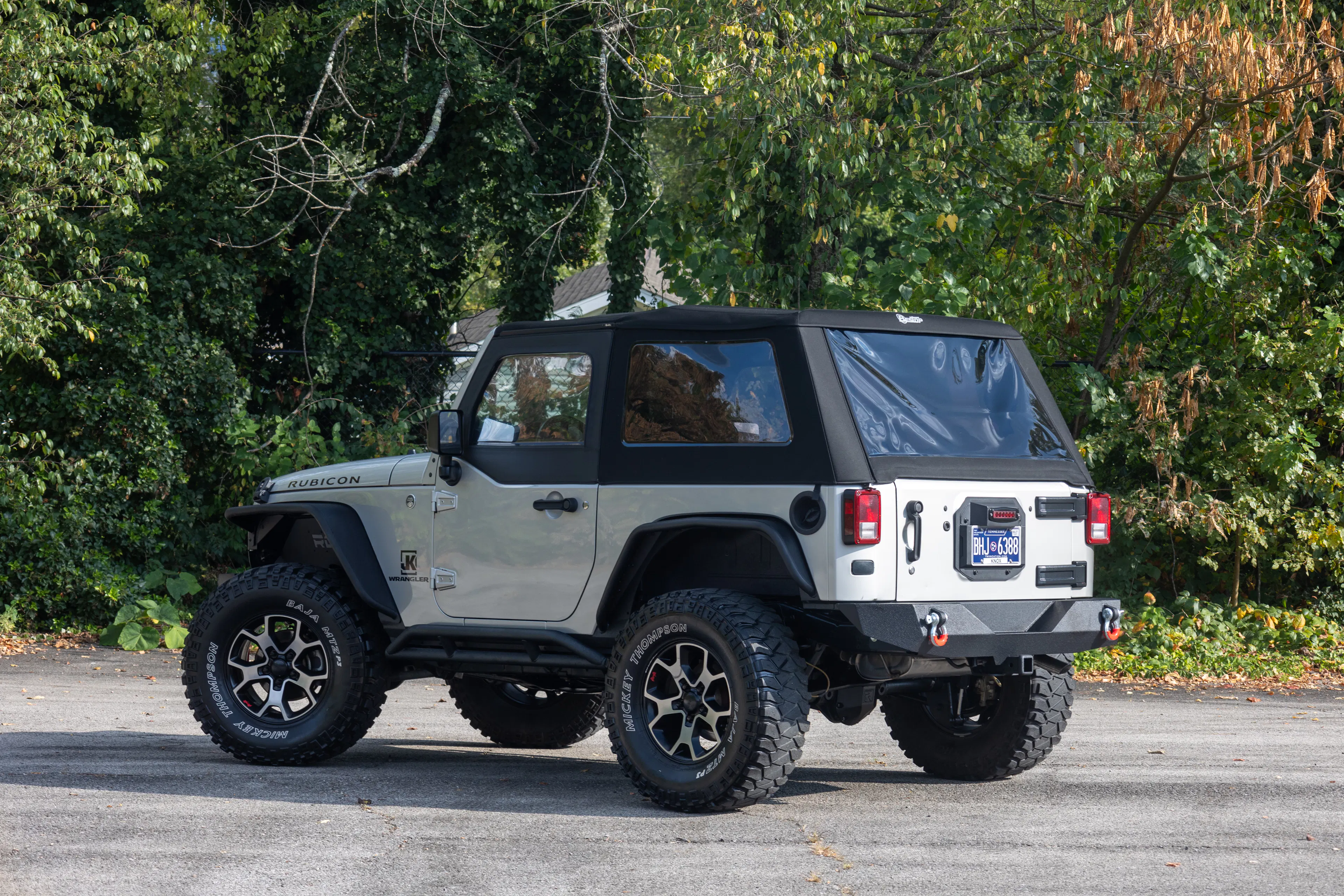 2007 Jeep Wrangler Limited Rubicon driver rear 3/4