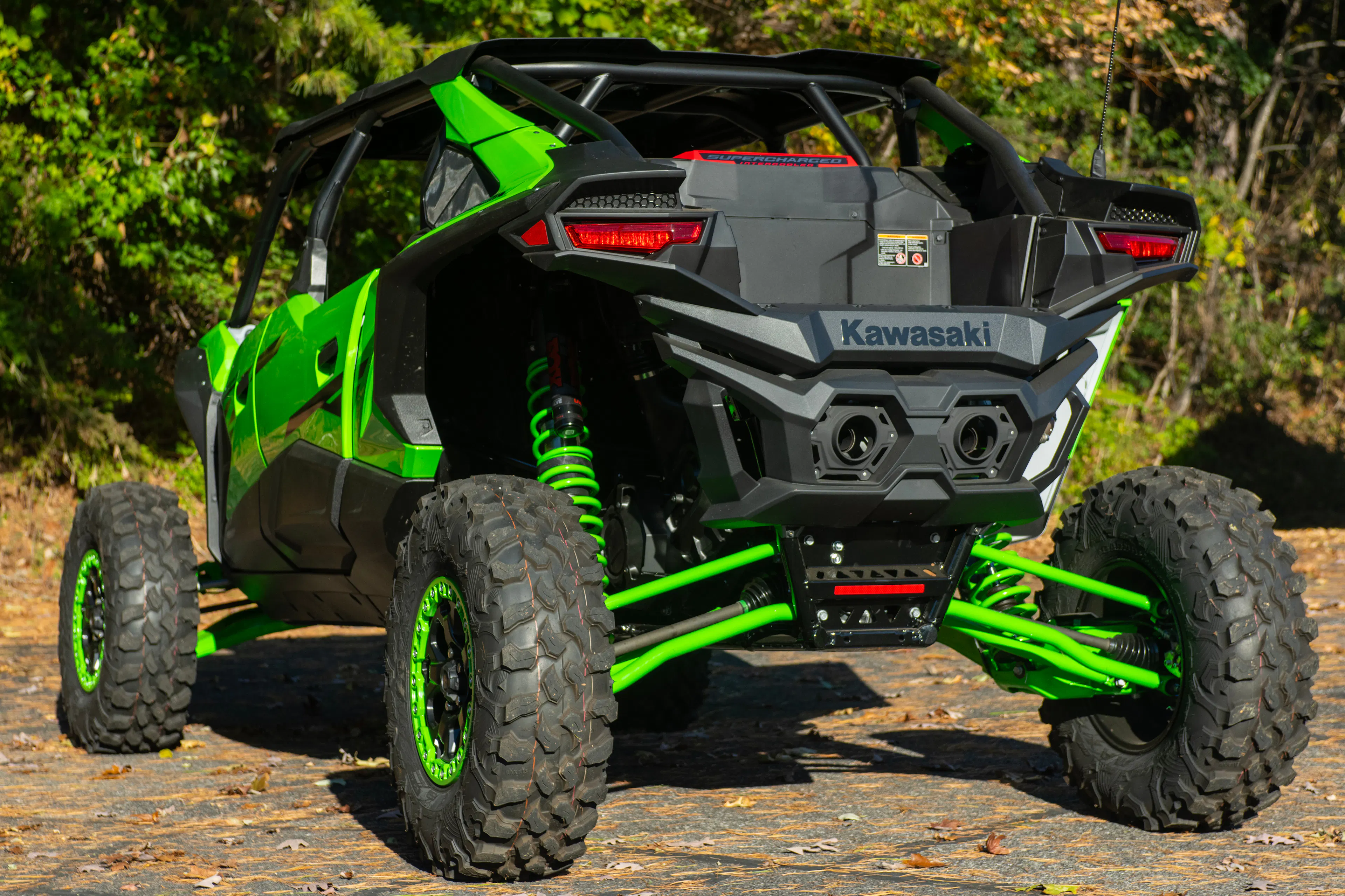 2026 Kawasaki Teryx5 H2 Deluxe driver rear 3/4