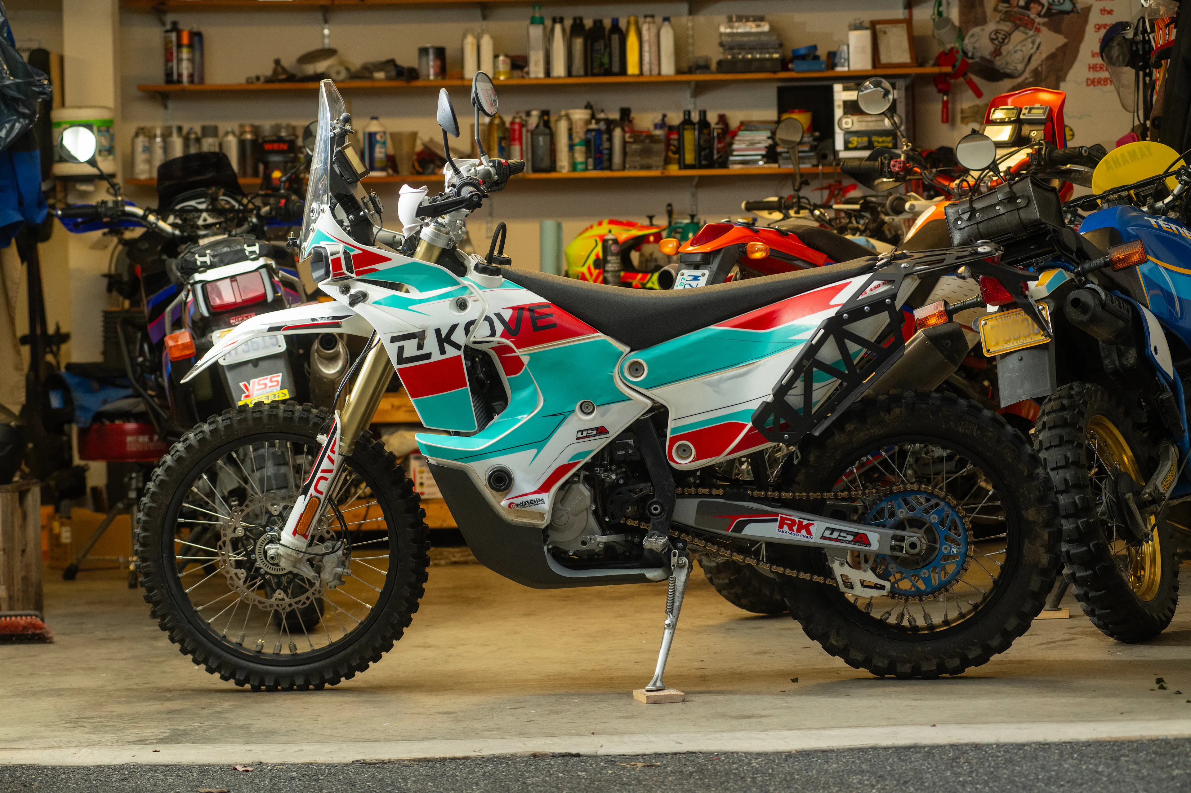 2024 Kove 450 Rally left side