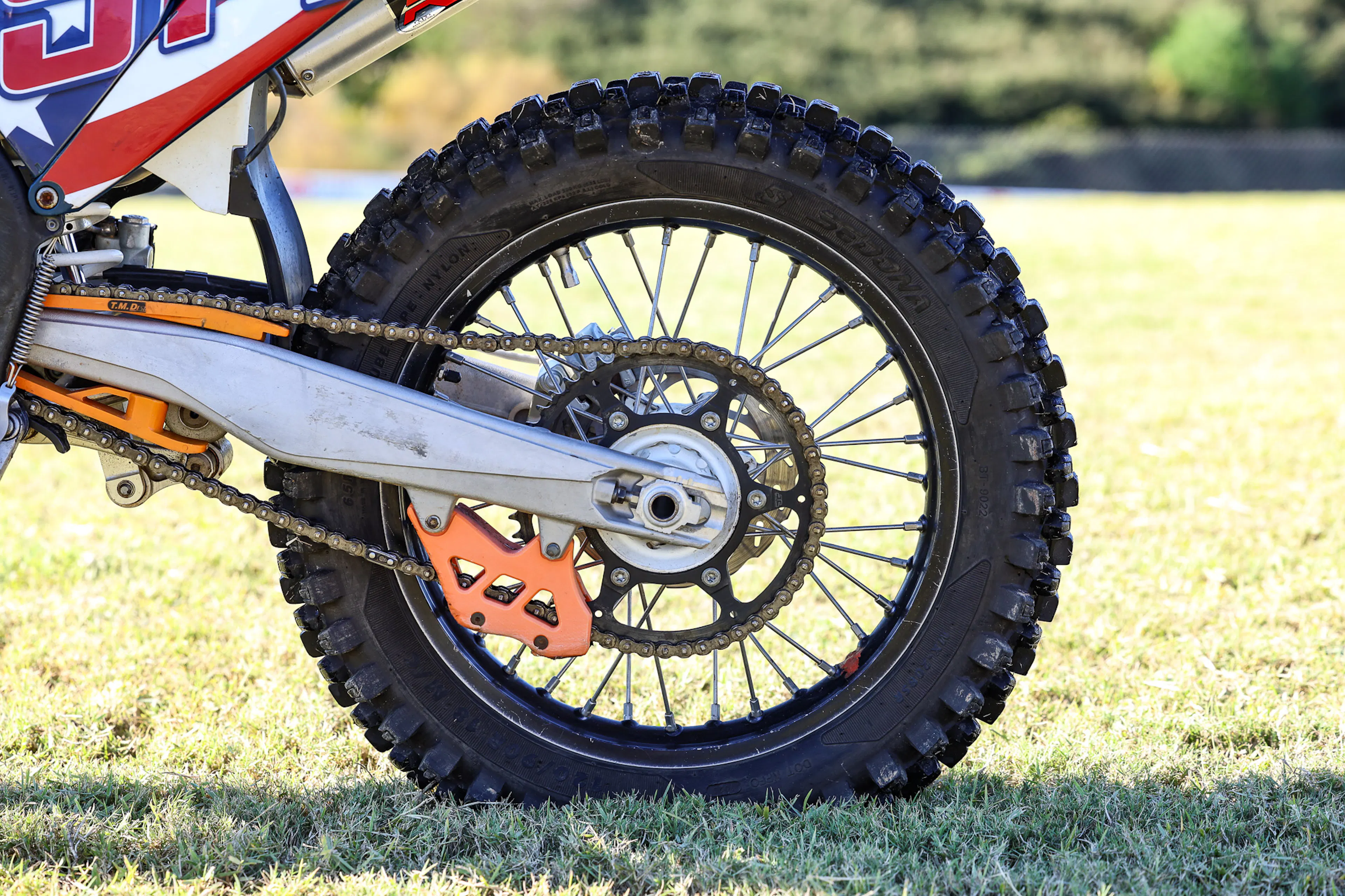 2020 KTM 300 XC-W TPI swingarm chain side