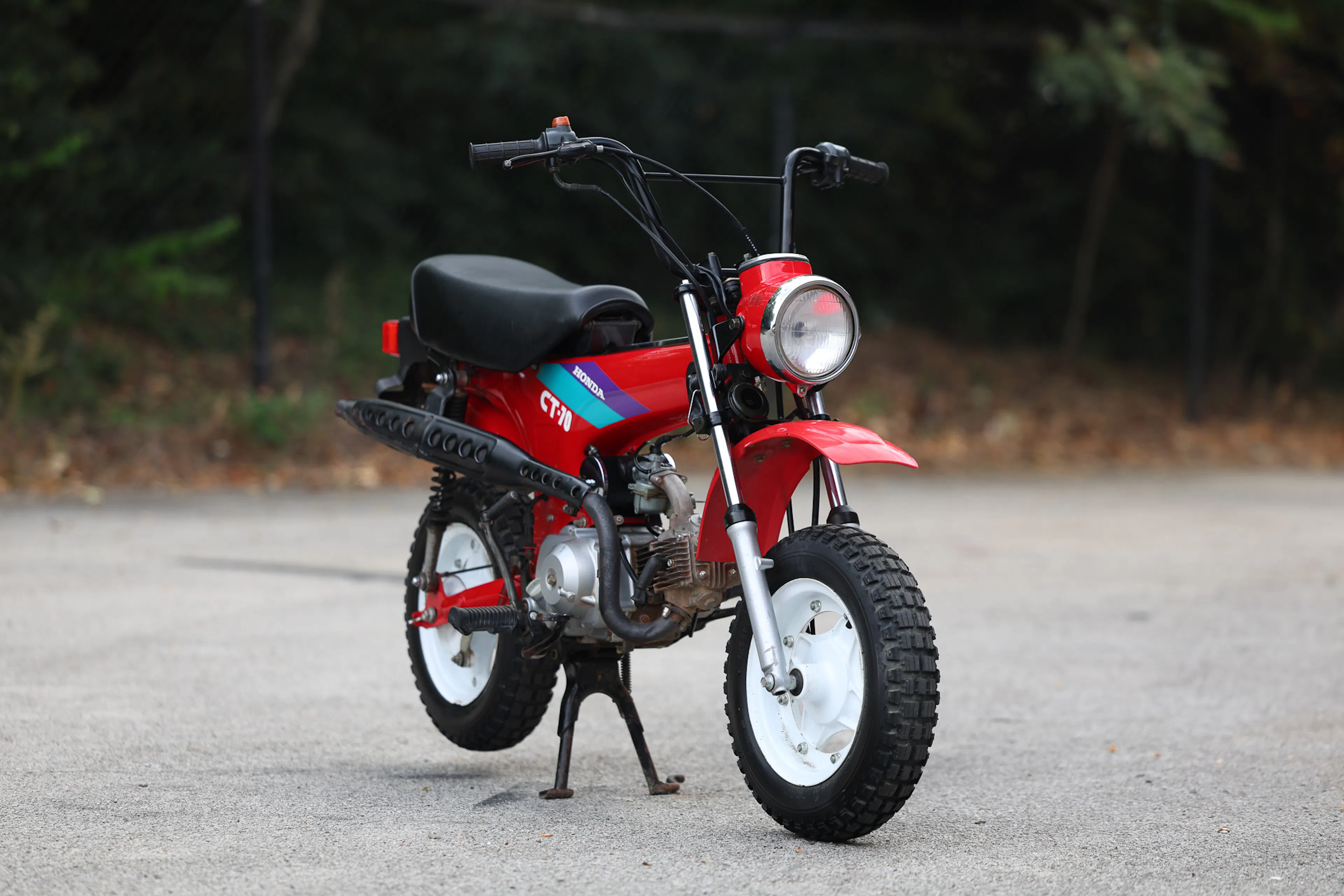 1993 Honda CT70 Mini Trail right front 3/4