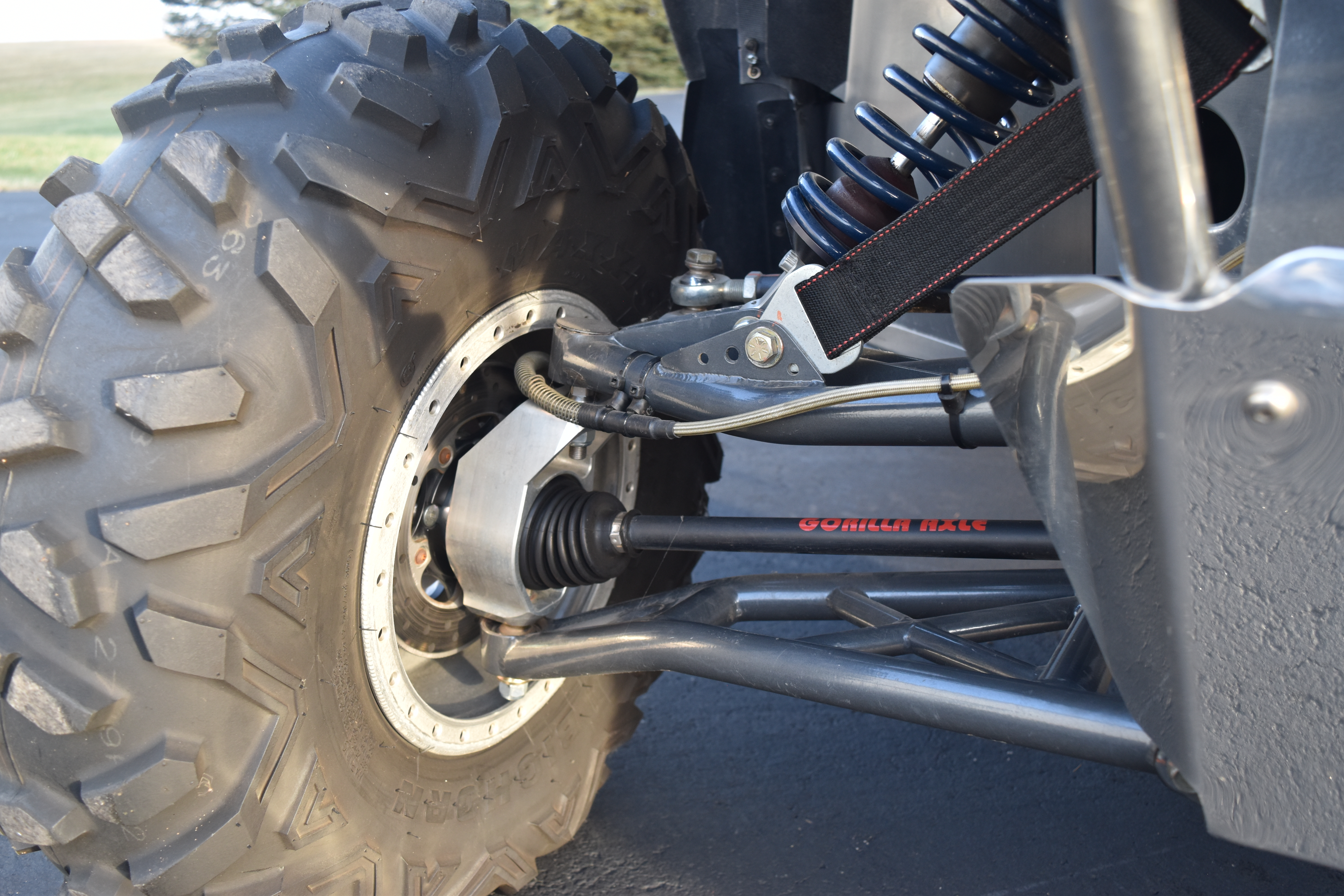 2008 Yamaha Rhino Jeff Palhegyi build  passenger front axle