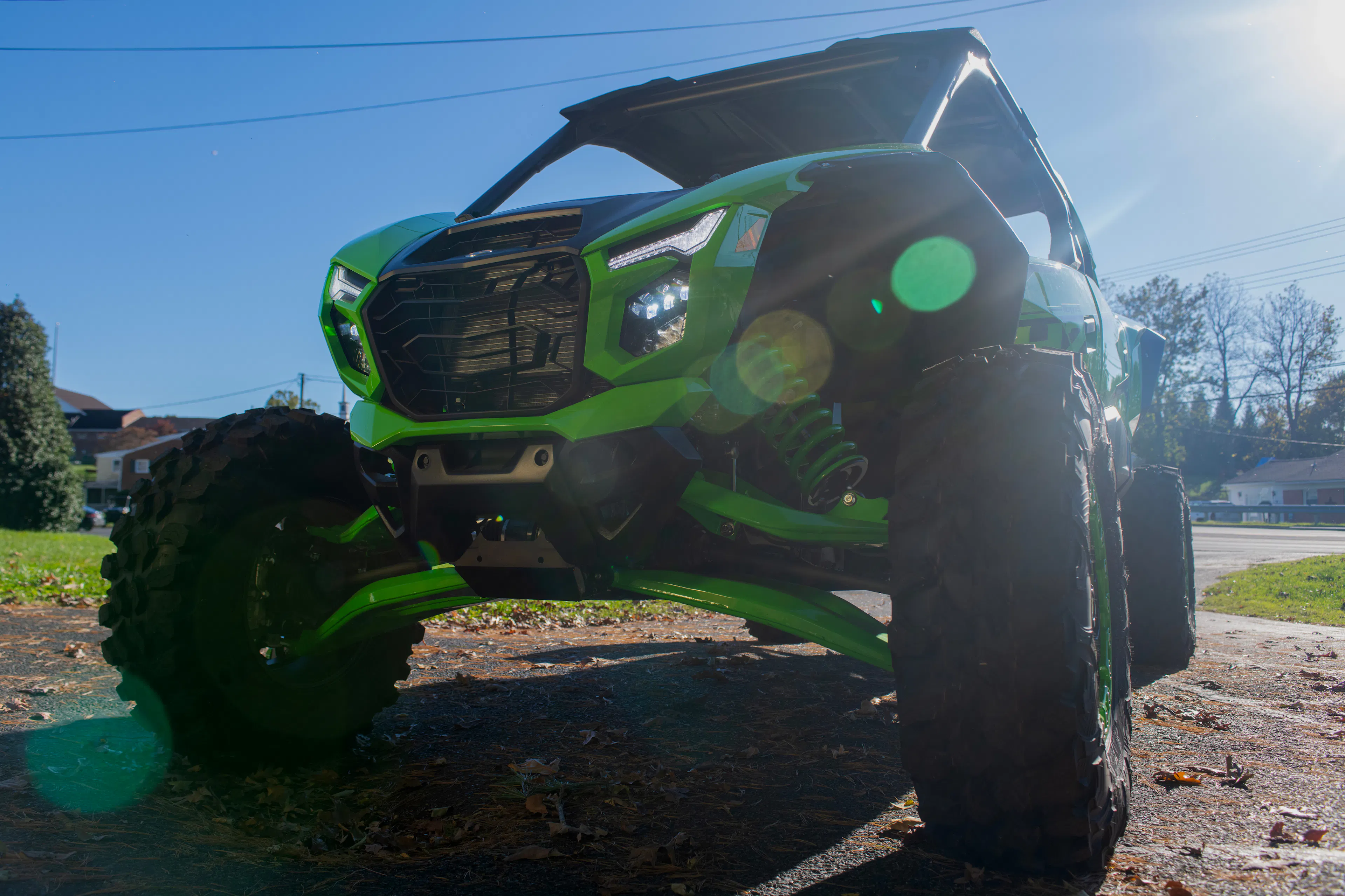2026 Kawasaki Teryx5 H2 Deluxe driver front 3/4 low