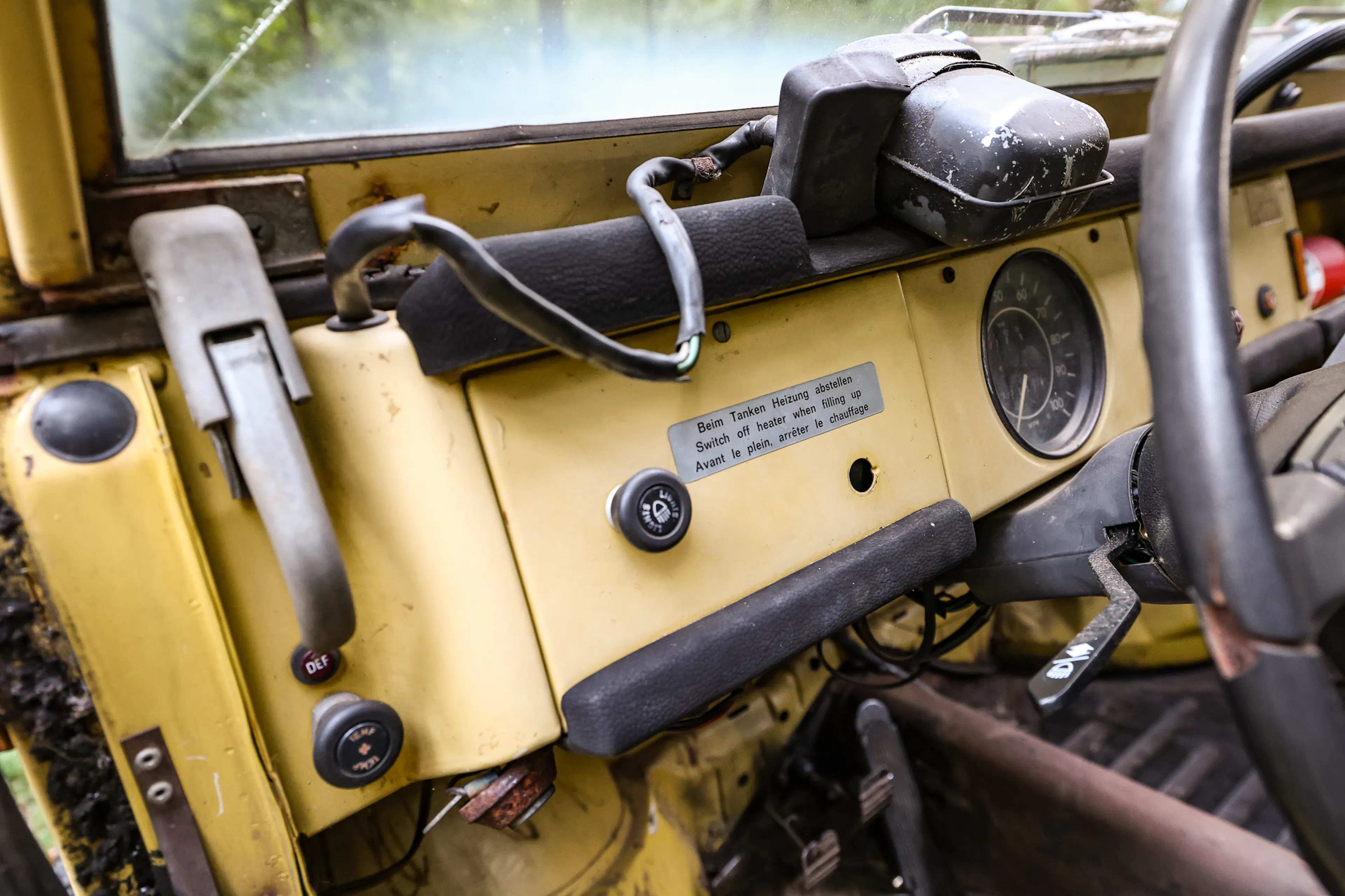 1973 Volkswagen Thing dash