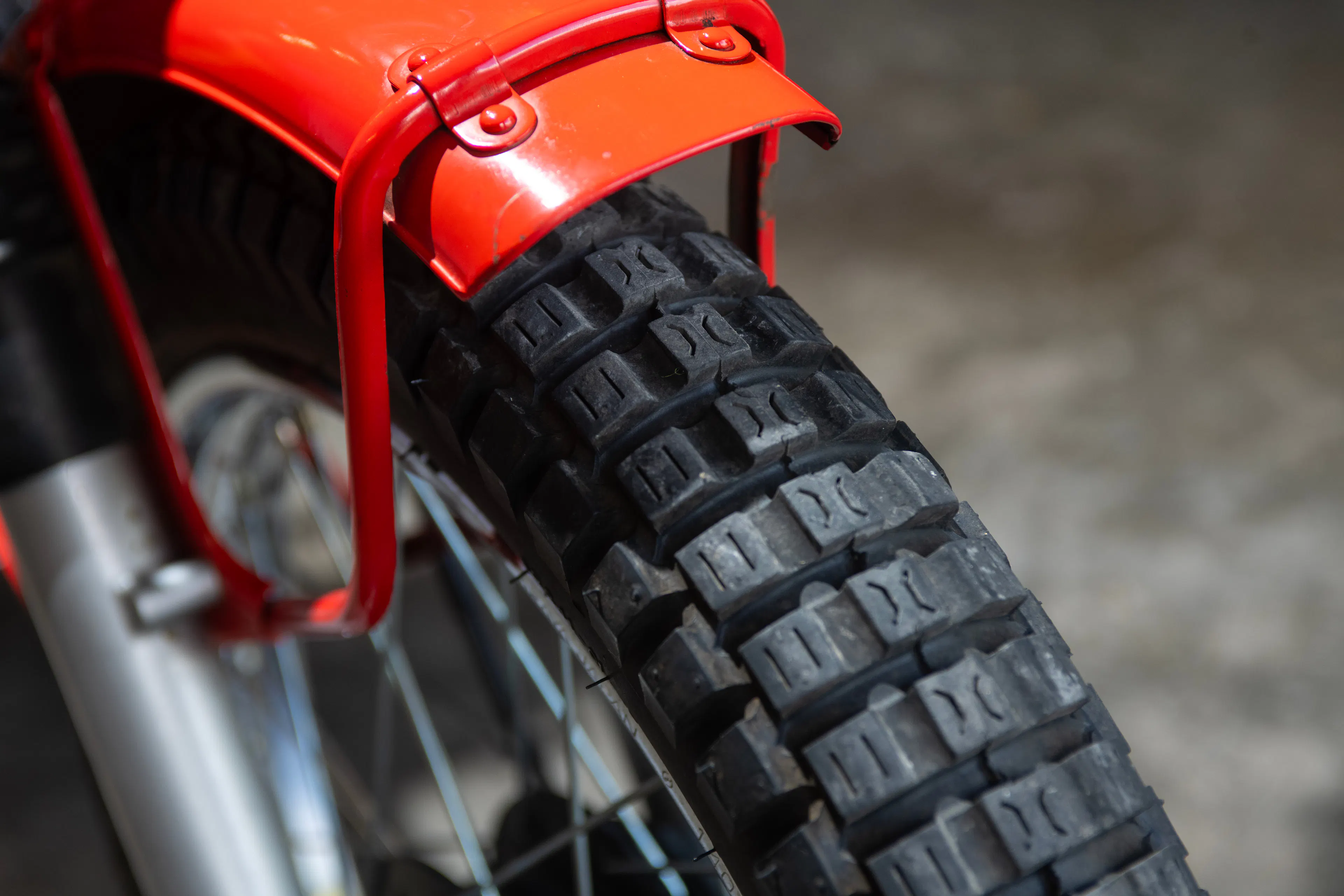 1981 Honda Trail 110 front tire tread