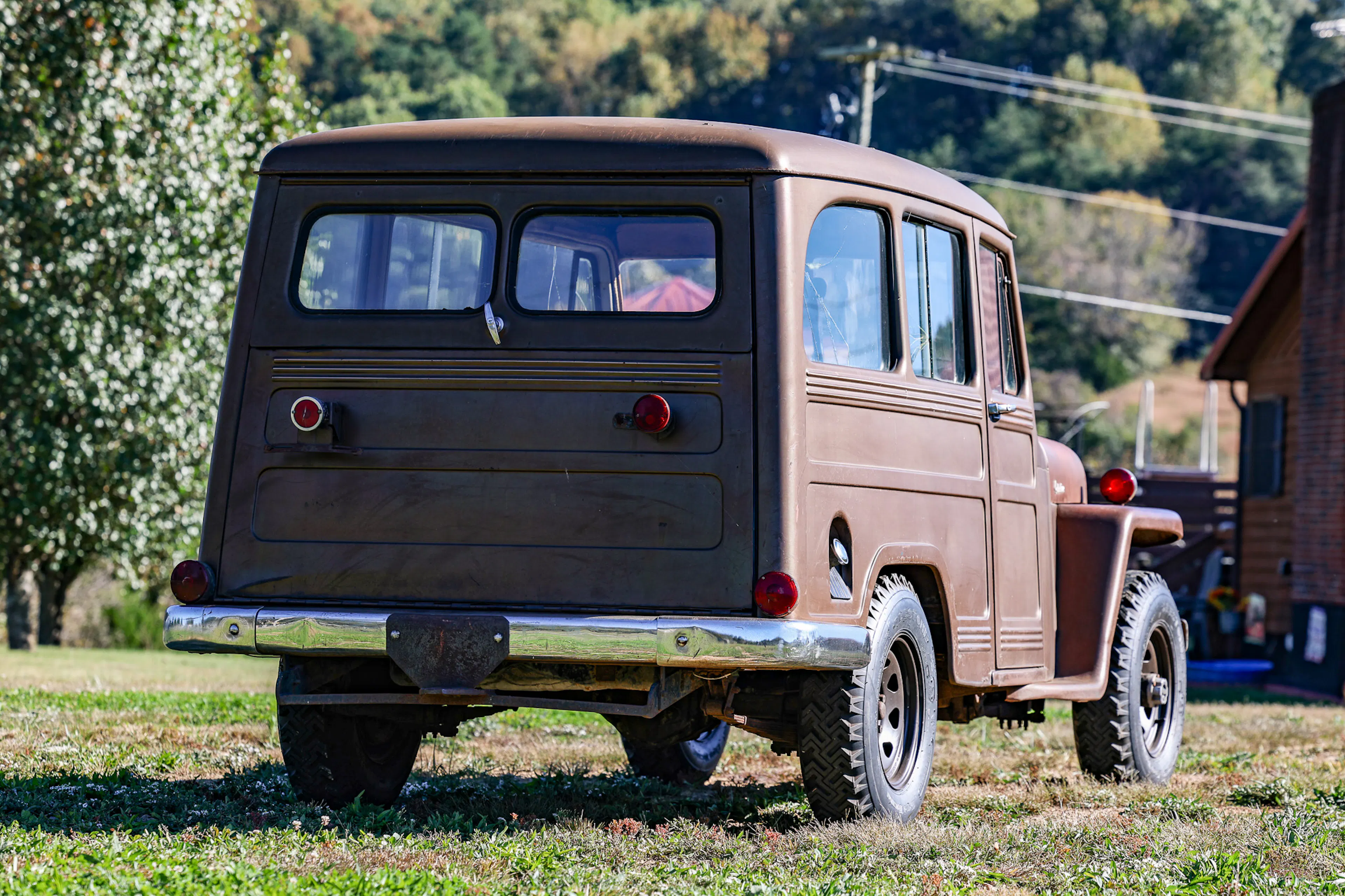 1951 Willys Wagon passenger rear 3/4 shallow