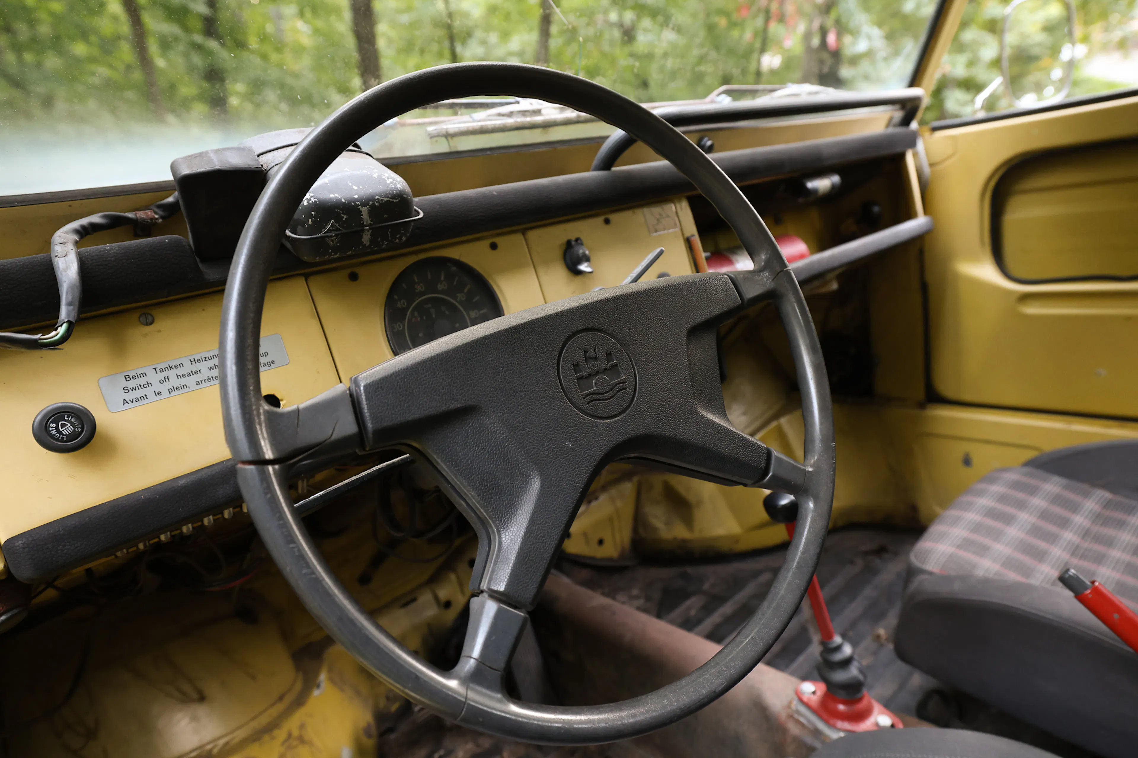 1973 Volkswagen Thing wheel