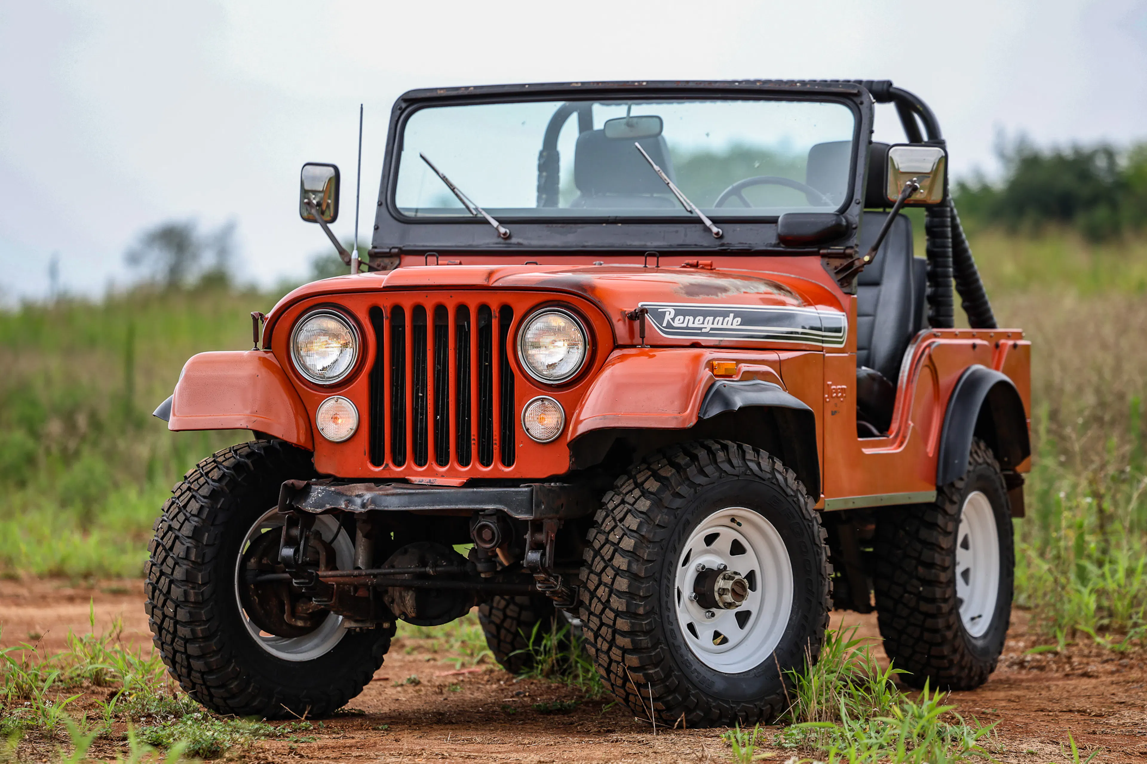1973 Jeep CJ-5 Renegade driver front 3/4 hero 