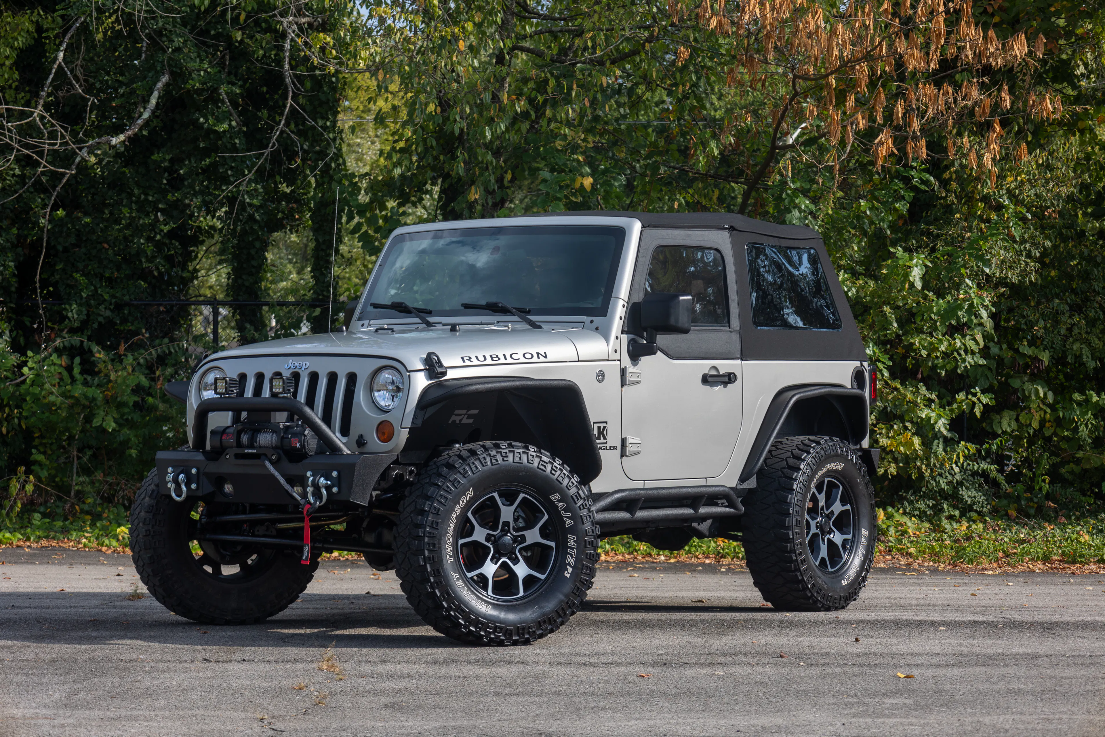 2007 Jeep Wrangler Limited Rubicon front driver 3/4 low close