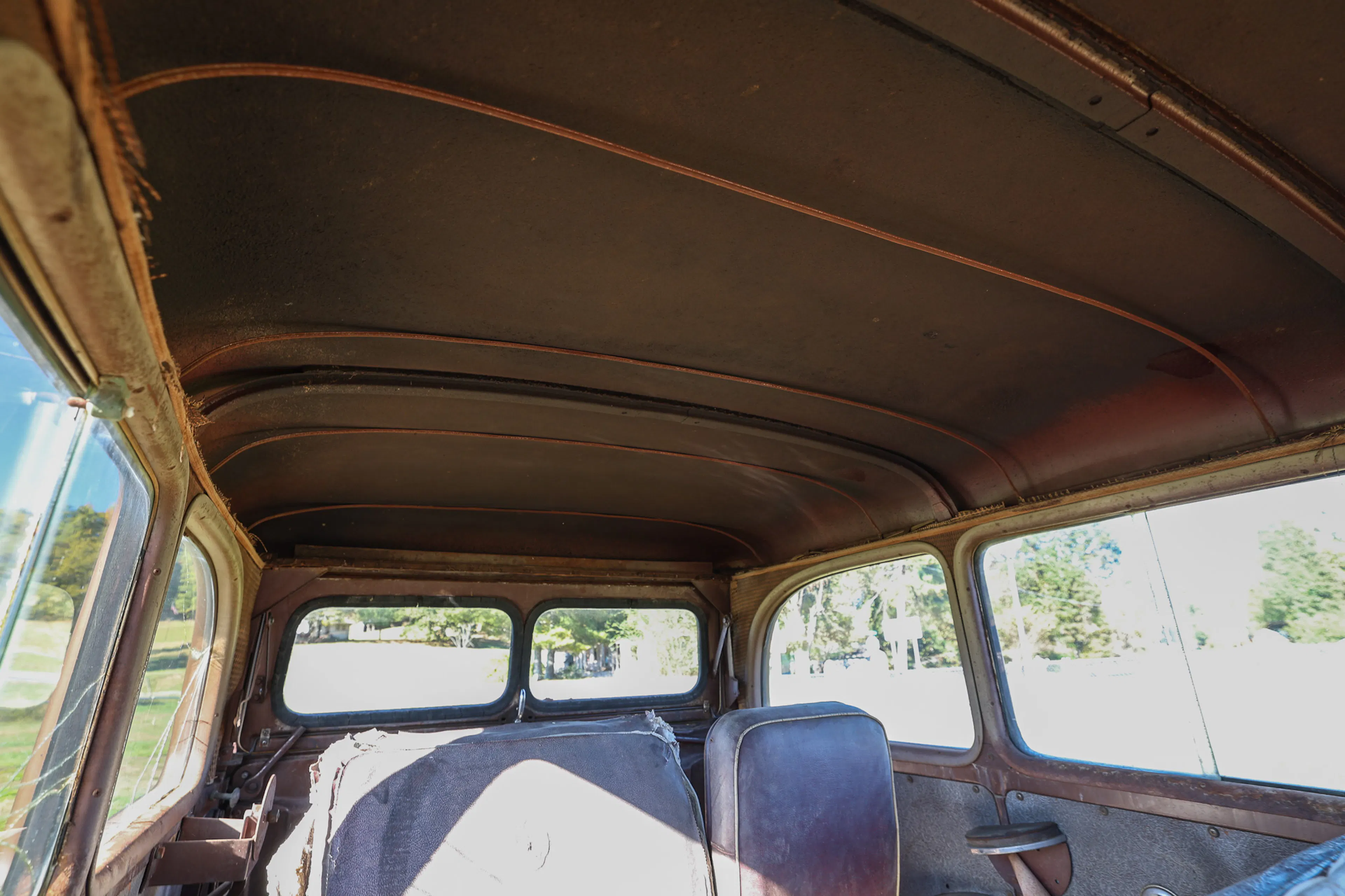1951 Willys Wagon ceiling 