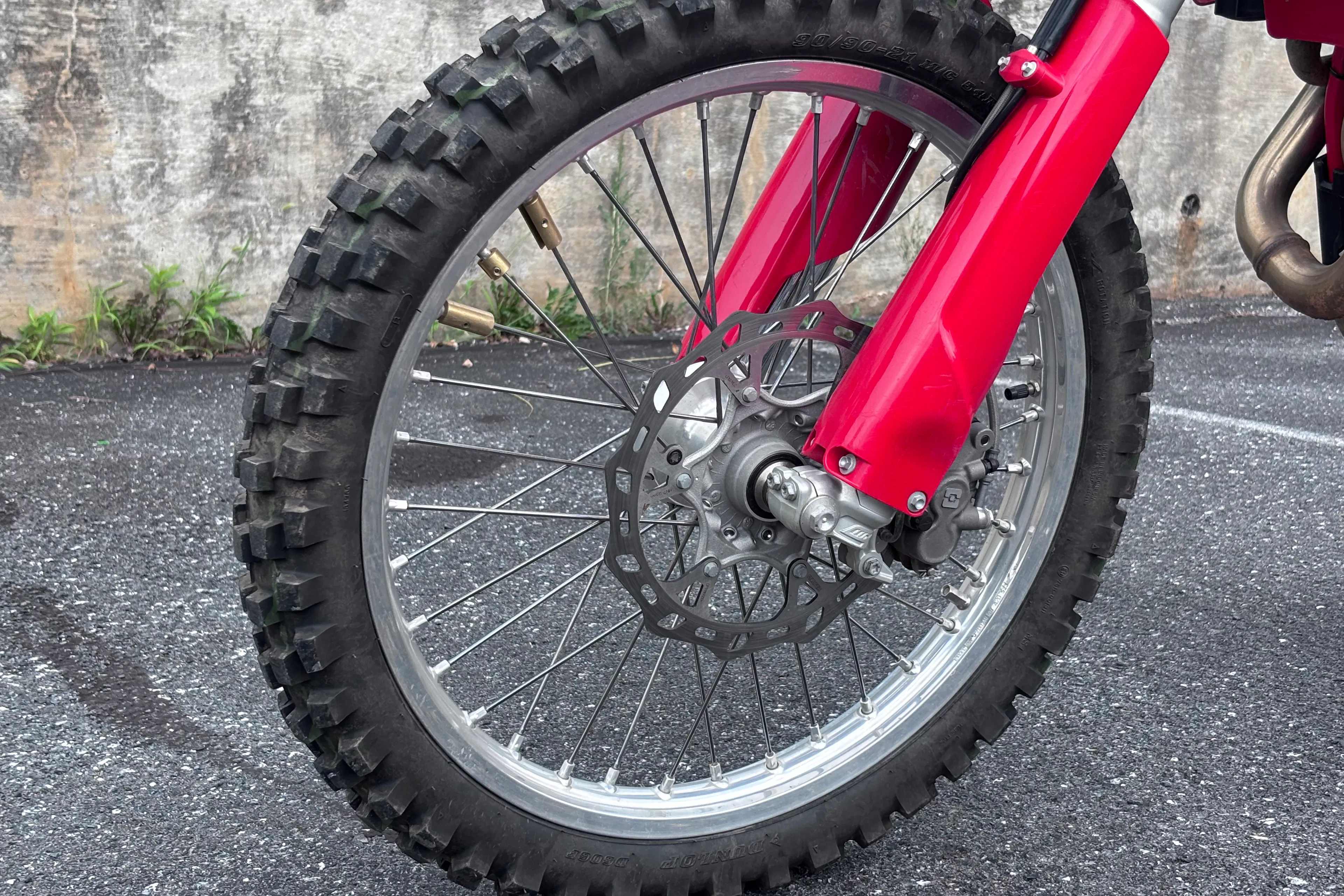 2024 Gas Gas EW500F front wheel/tire/rotor