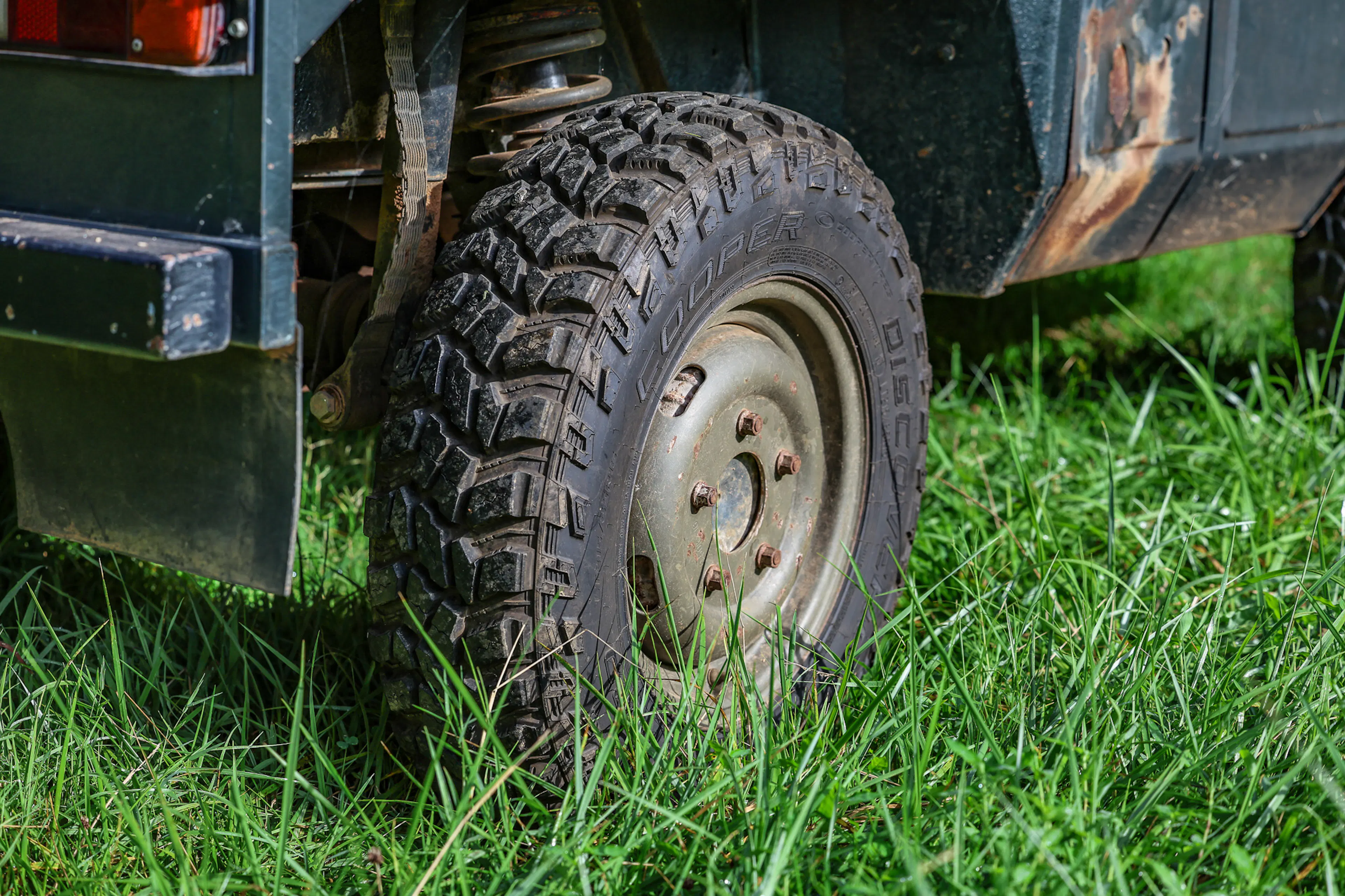 1972 Steyr-Puch Pinzgauer passenger rear tire