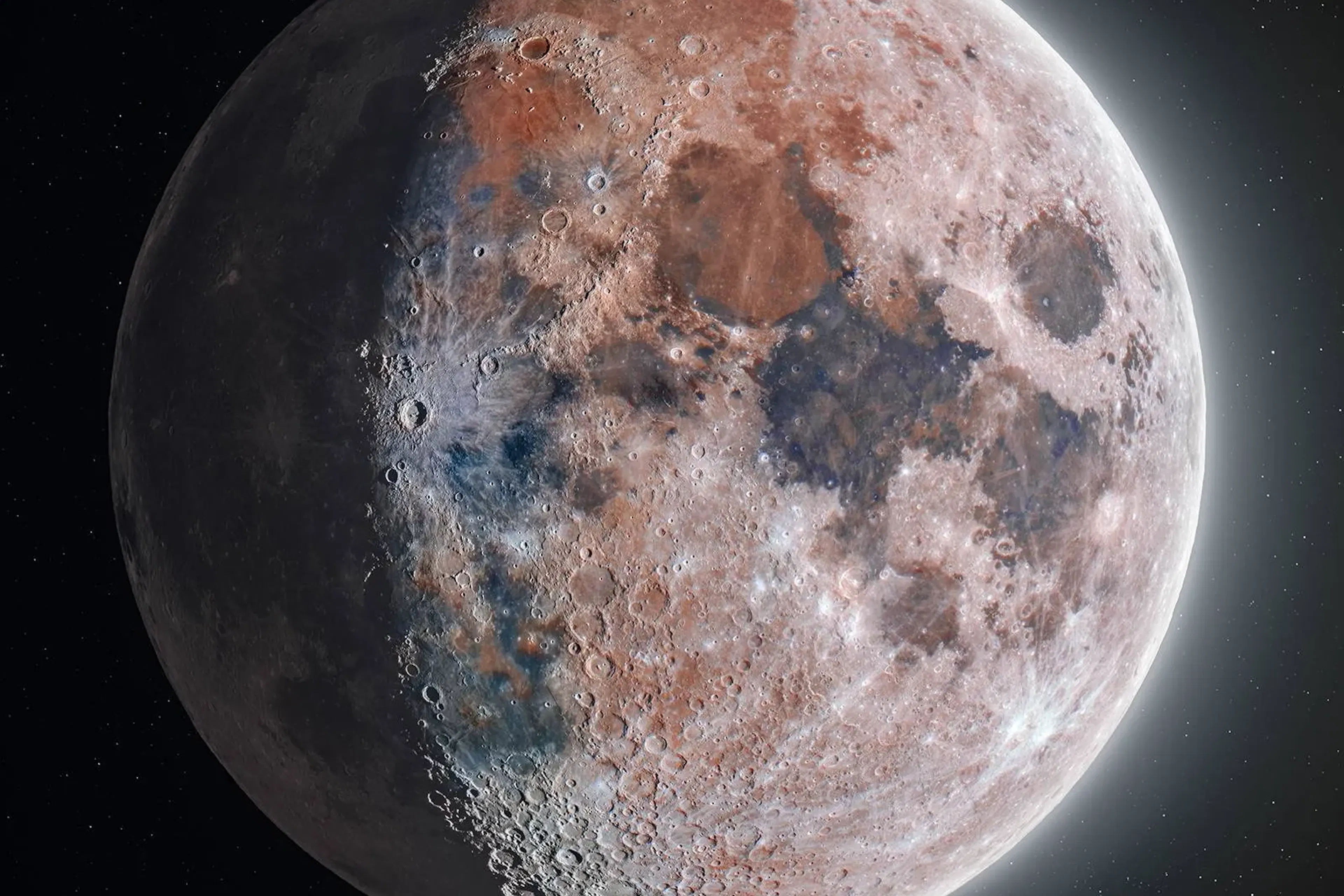 THE MOON in full color in the Images collection