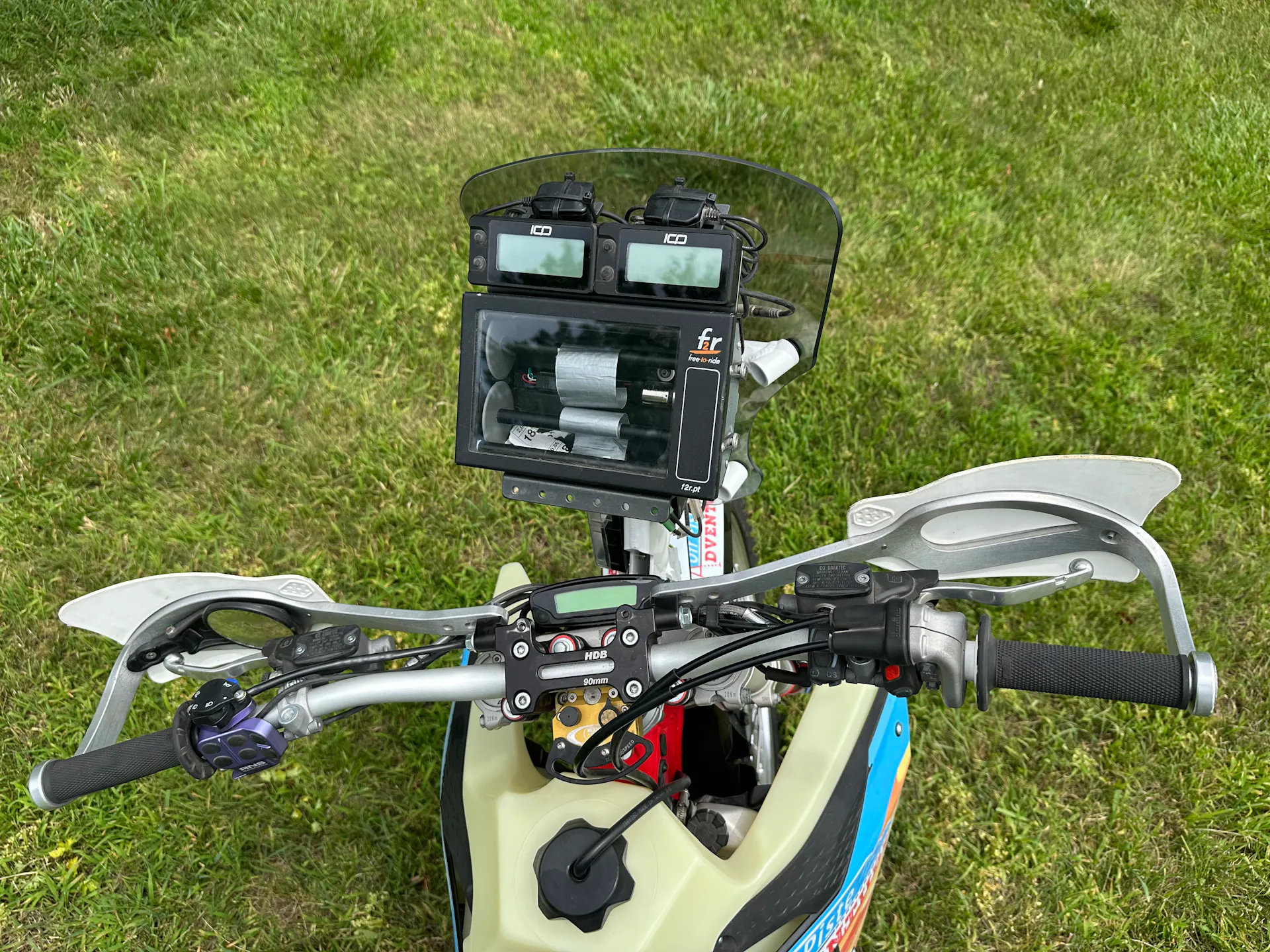 2024 Gas Gas ES500F Off-Piste Adventures cockpit high