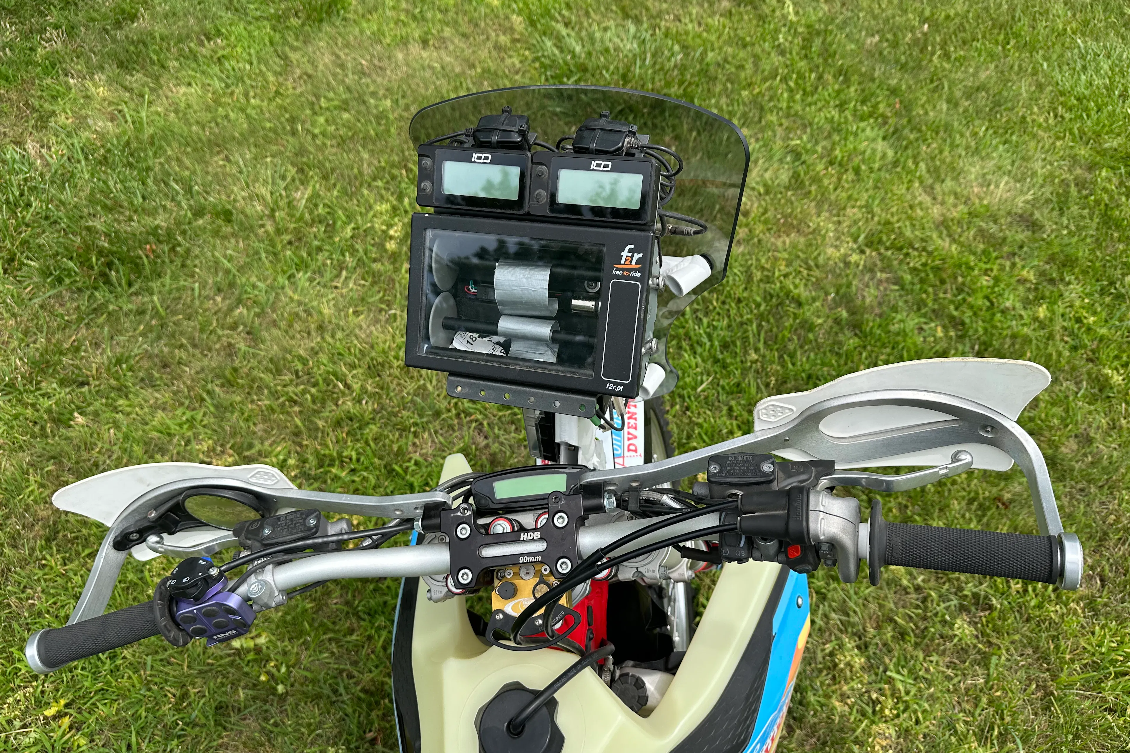 2024 Gas Gas ES500F Off-Piste Adventures cockpit high