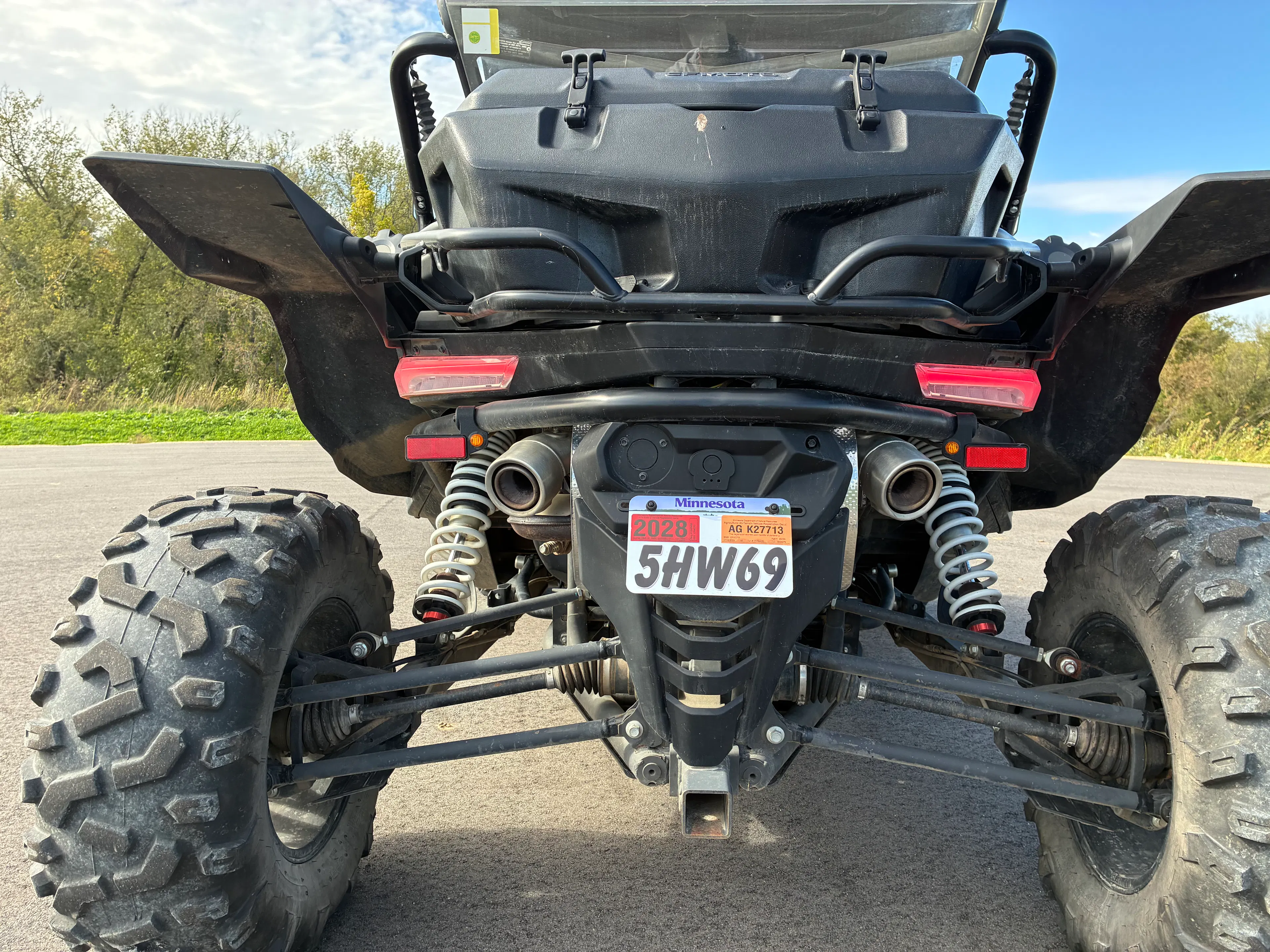 2022 CF Moto ZForce 950 HO rear low