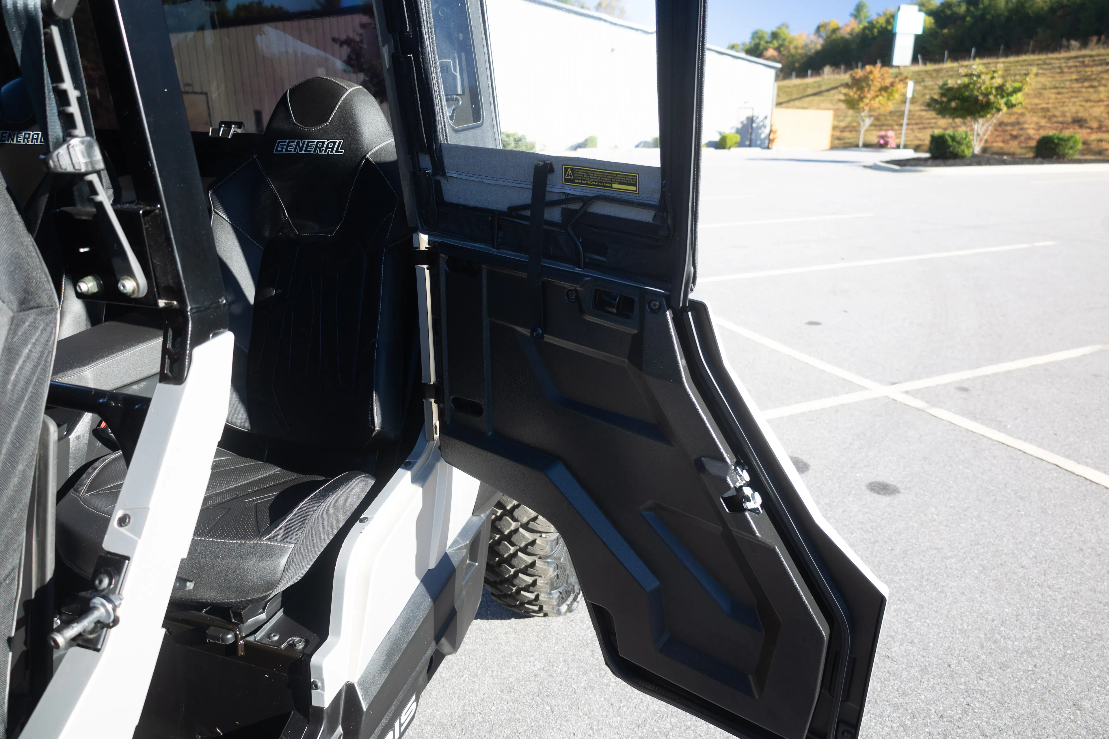 2024 Polaris General XP4 1000 Ultimate driver rear door open