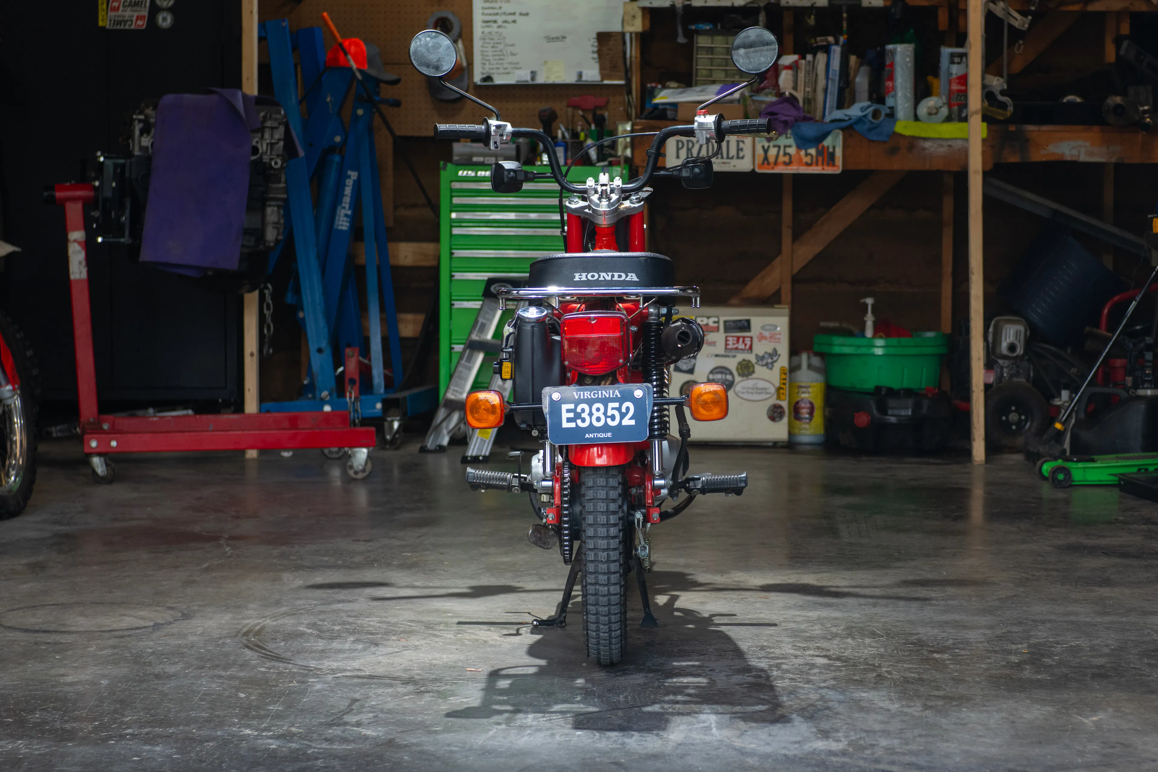 1981 Honda Trail 110 rear