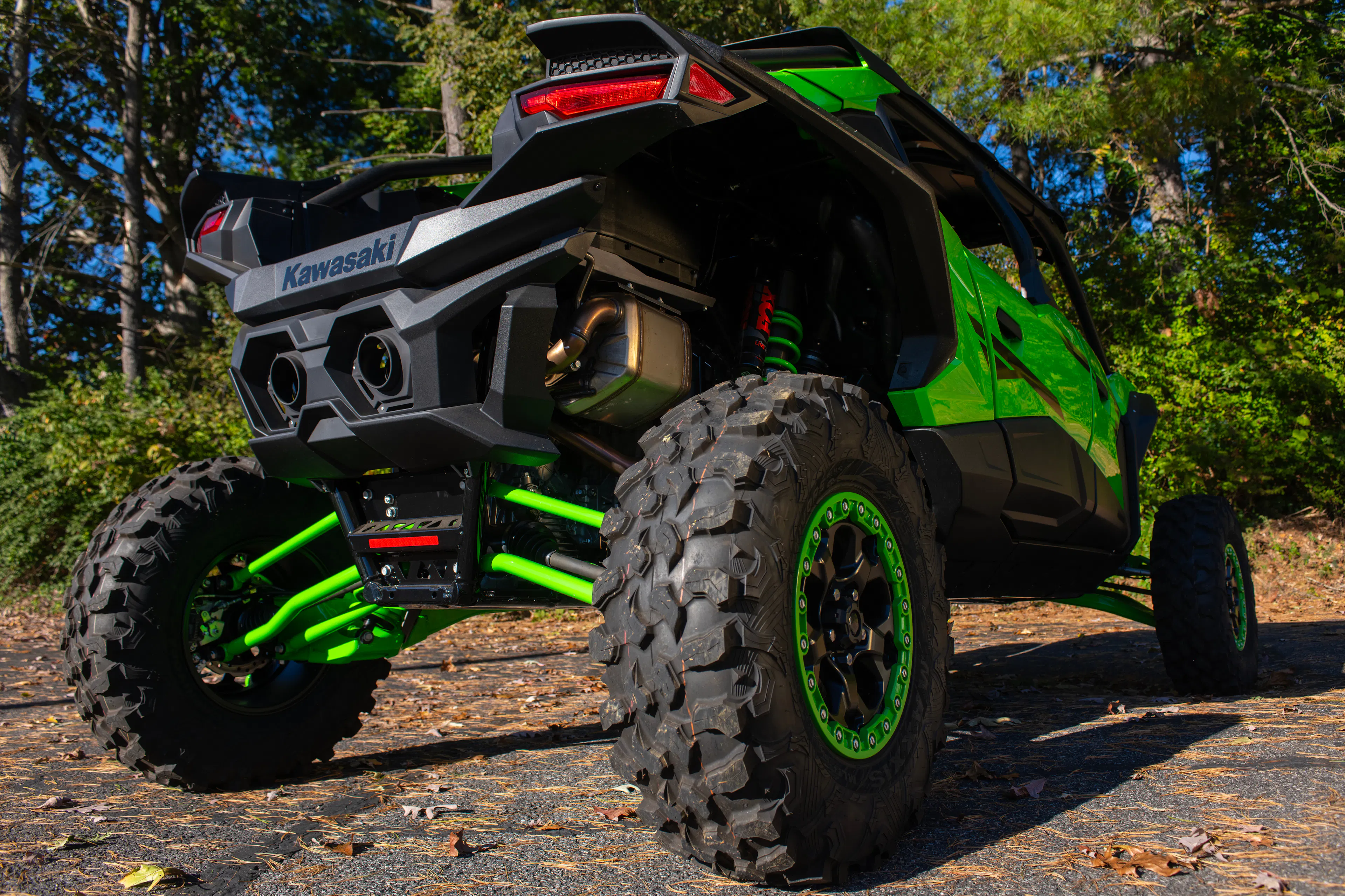 2026 Kawasaki Teryx5 H2 Deluxe passenger rear 3/4
