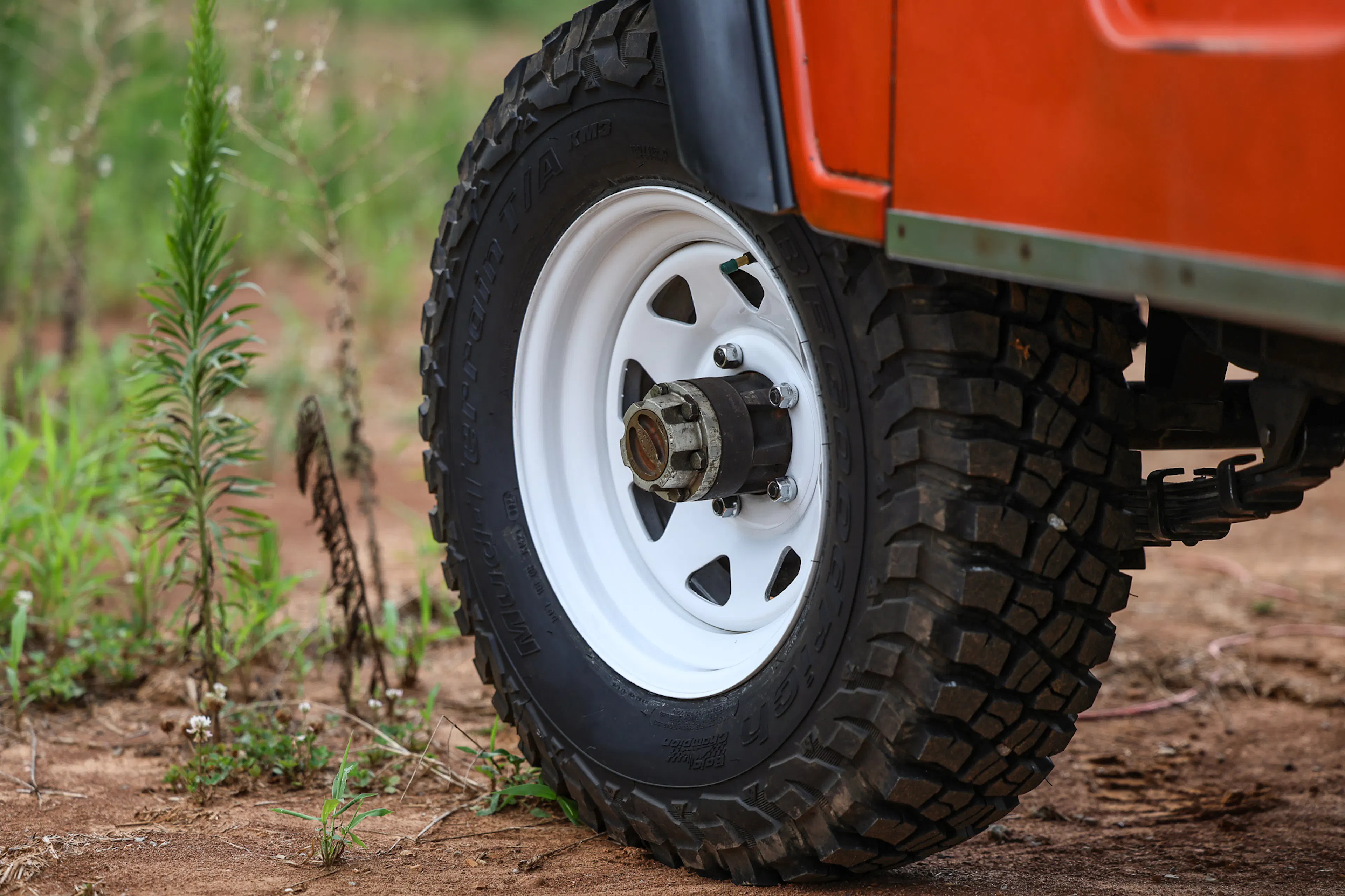 1973 Jeep CJ-5 Renegade driver front tire