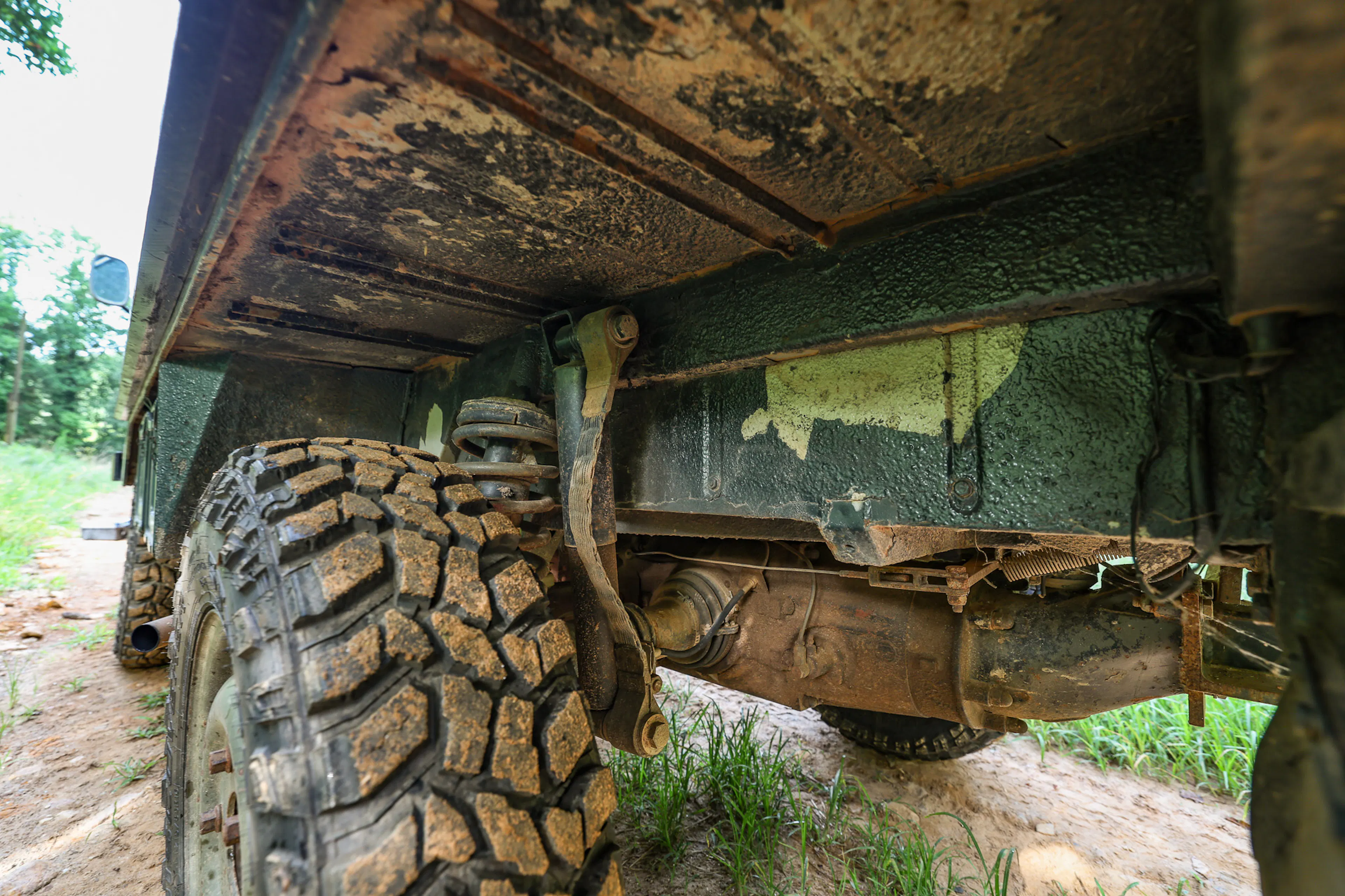 1972 Steyr-Puch Pinzgauer driver rear undercarriage