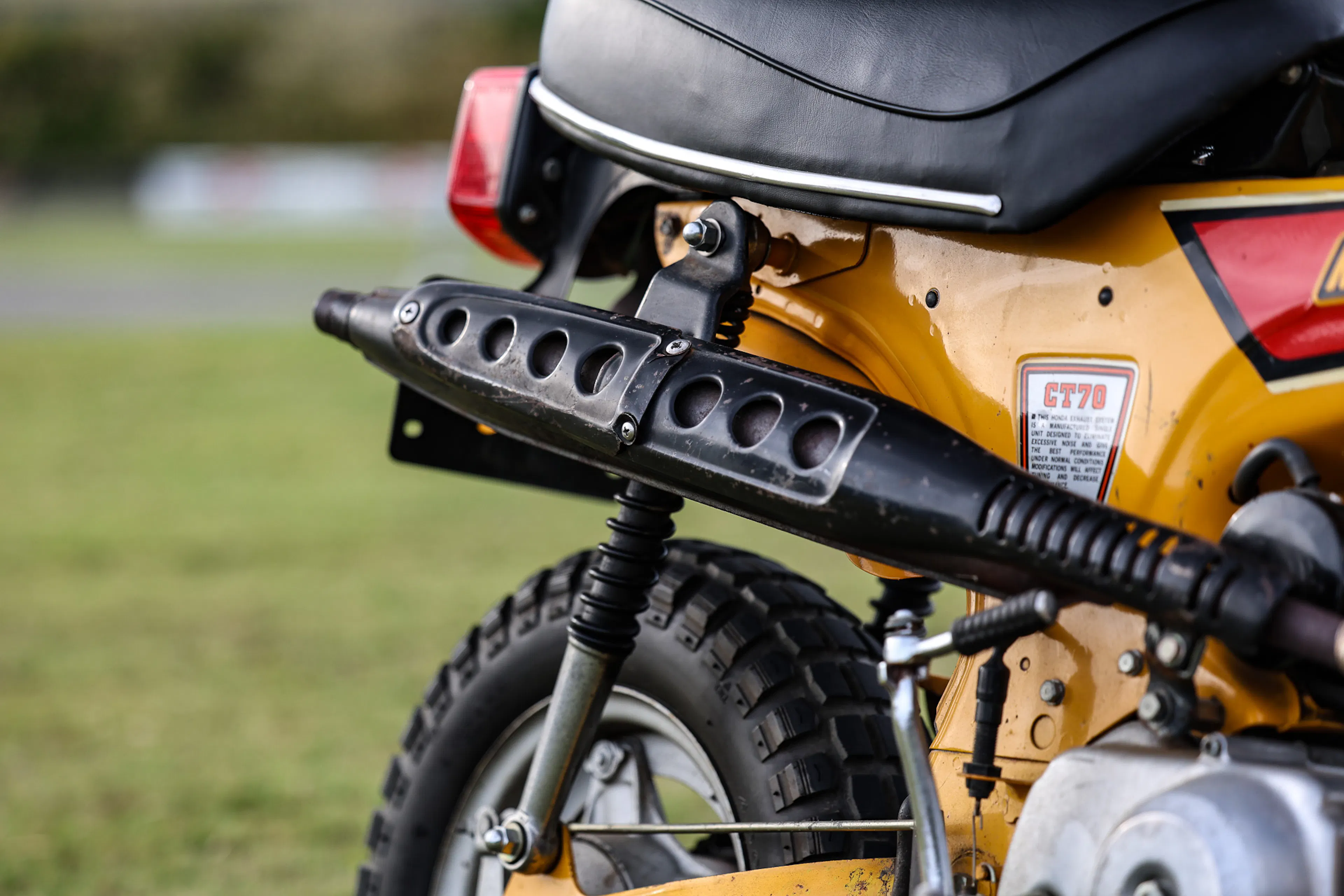 1979 Honda Mini Trail 70 exhaust