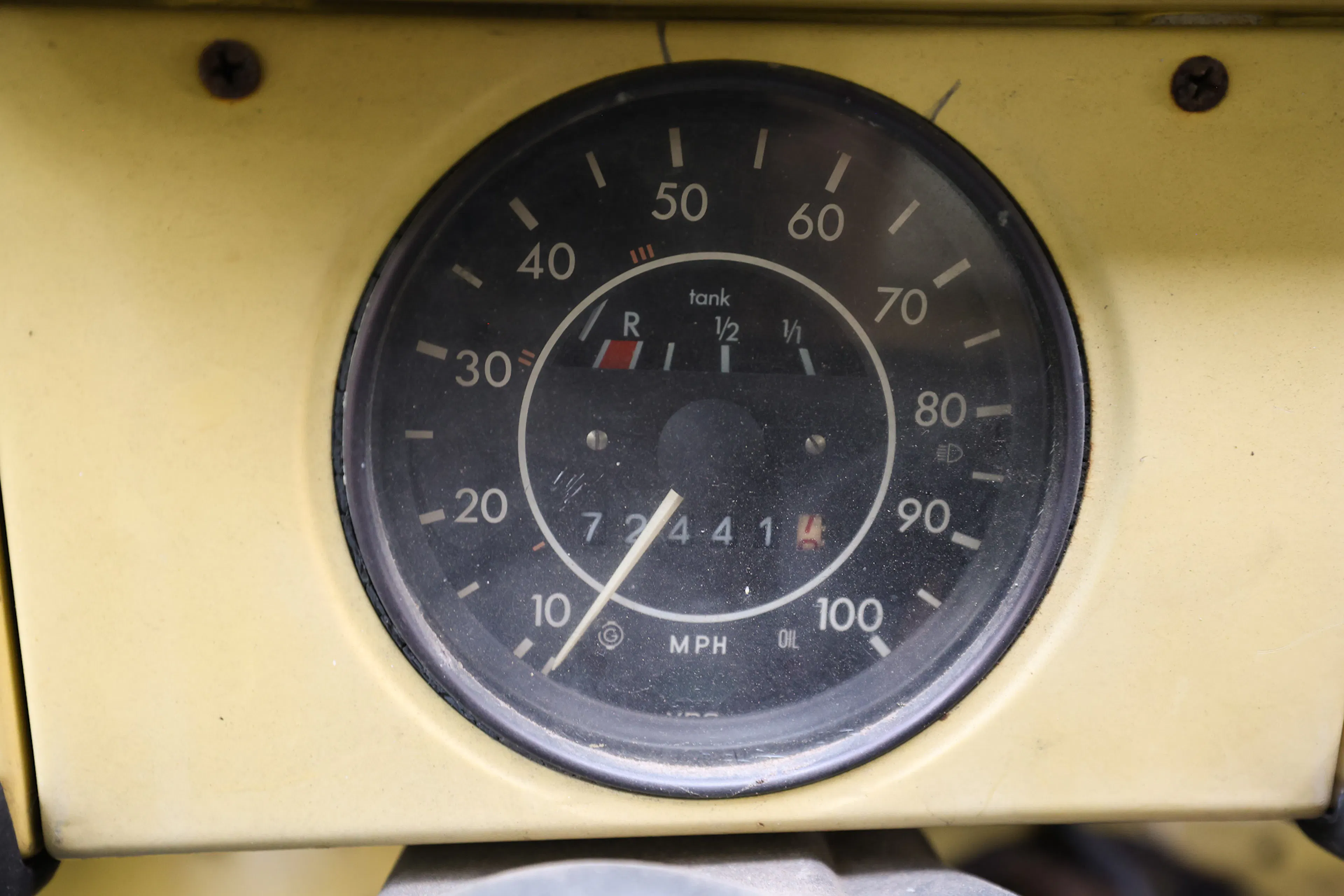 1973 Volkswagen Thing speedometer