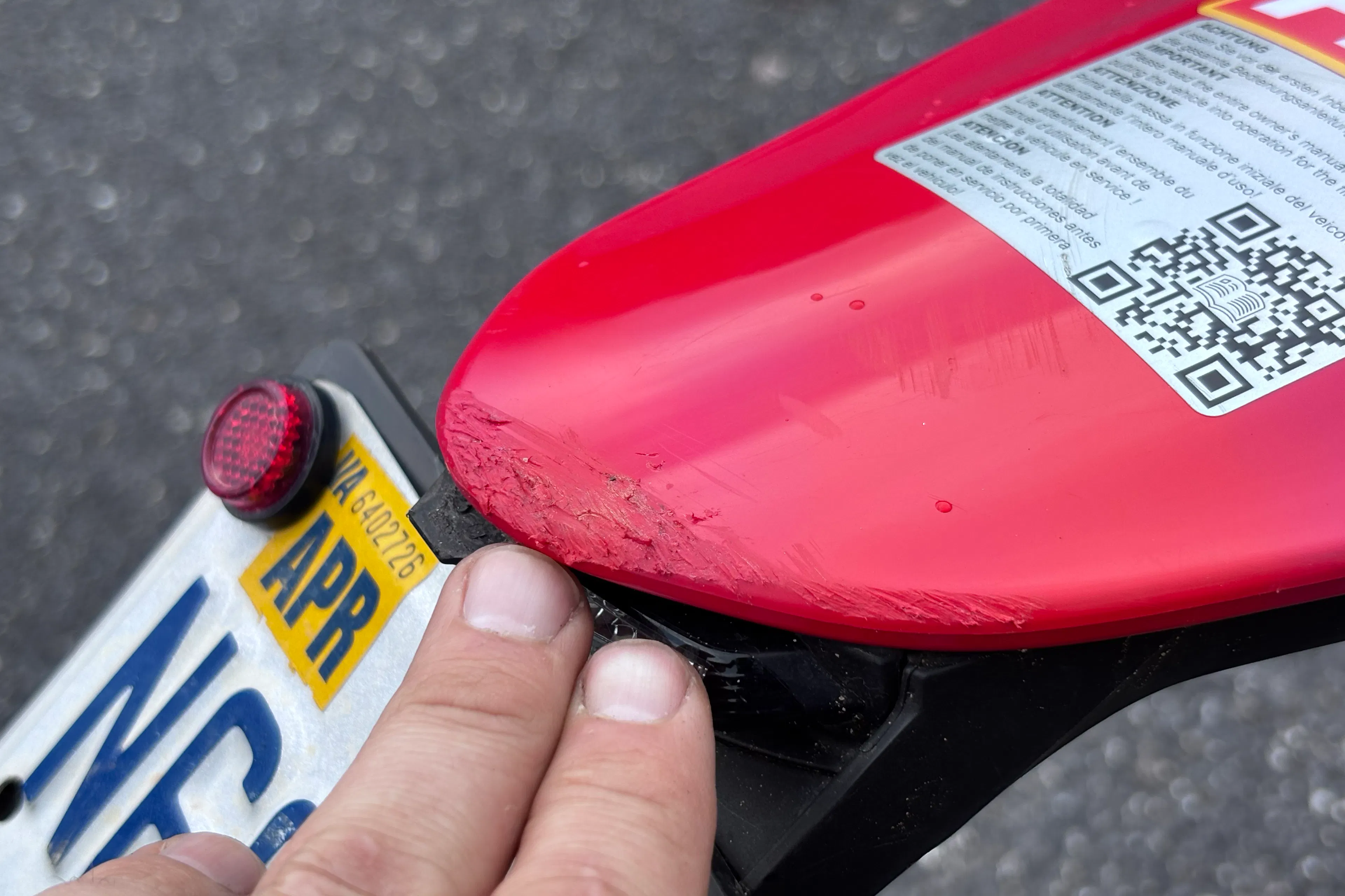 2024 Gas Gas EW500F fender scrape