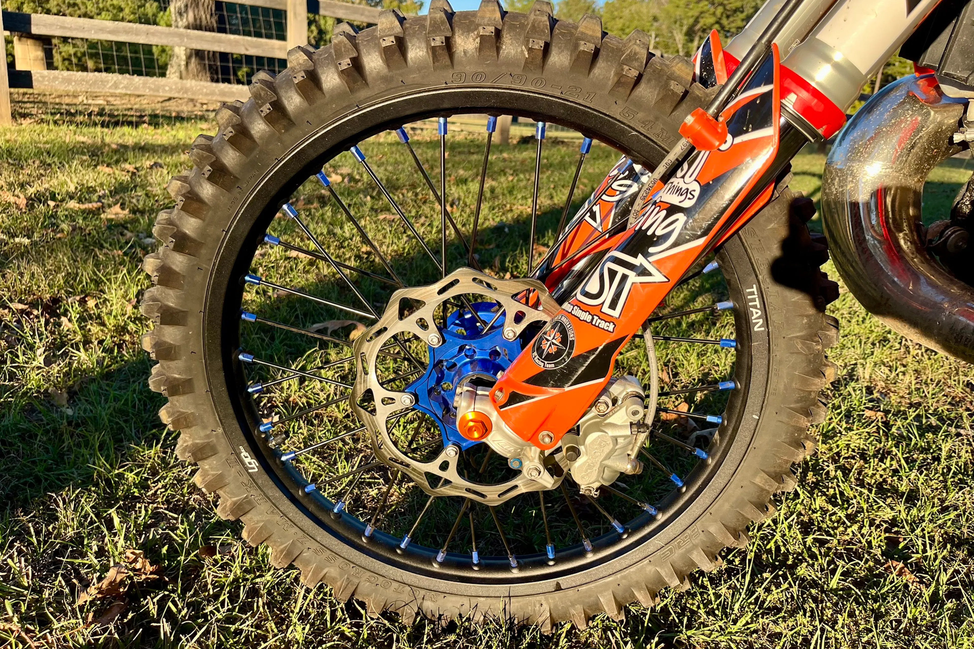 2020 KTM 300 XC TPI new front wheel left side