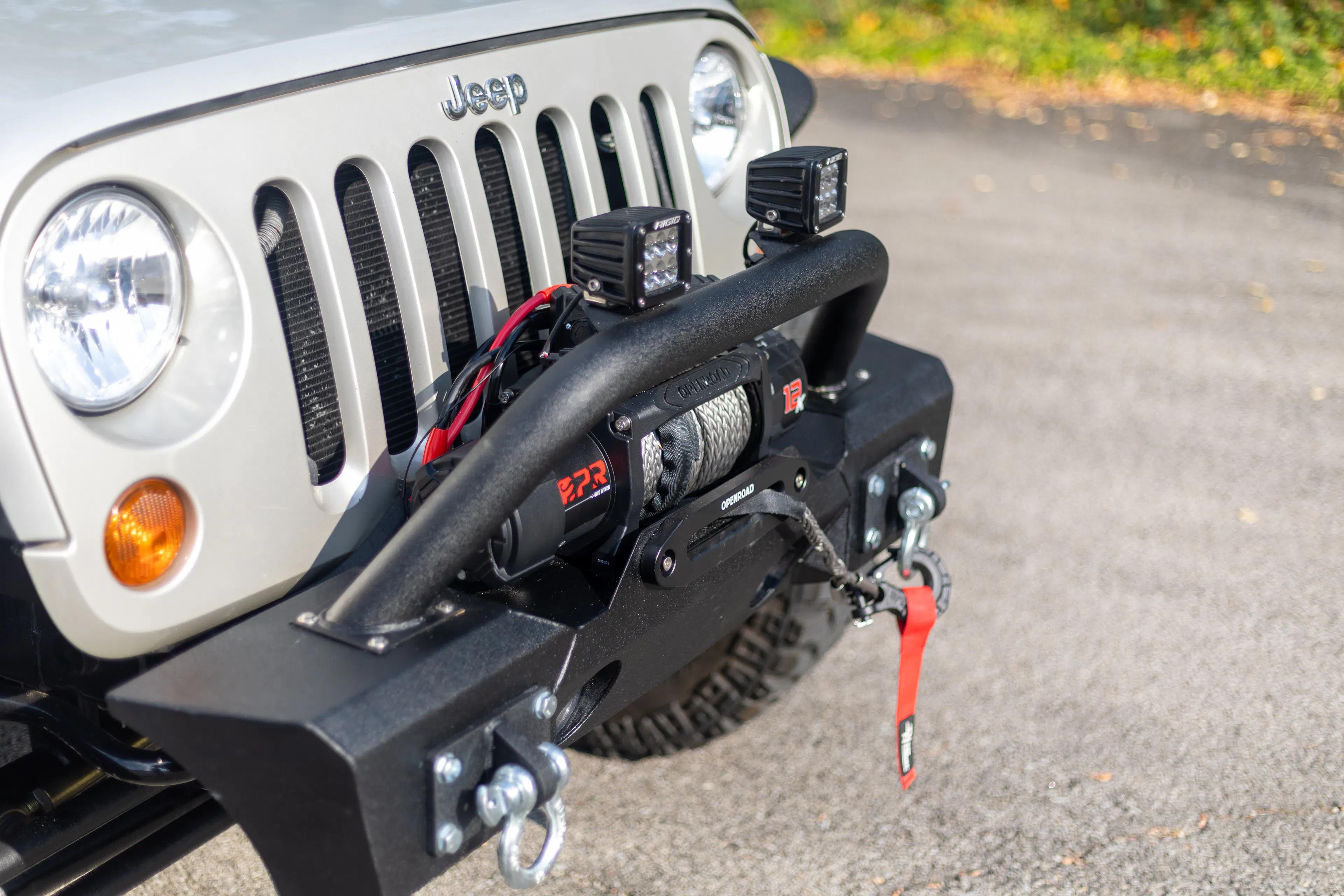 2007 Jeep Wrangler Limited Rubicon front bumper