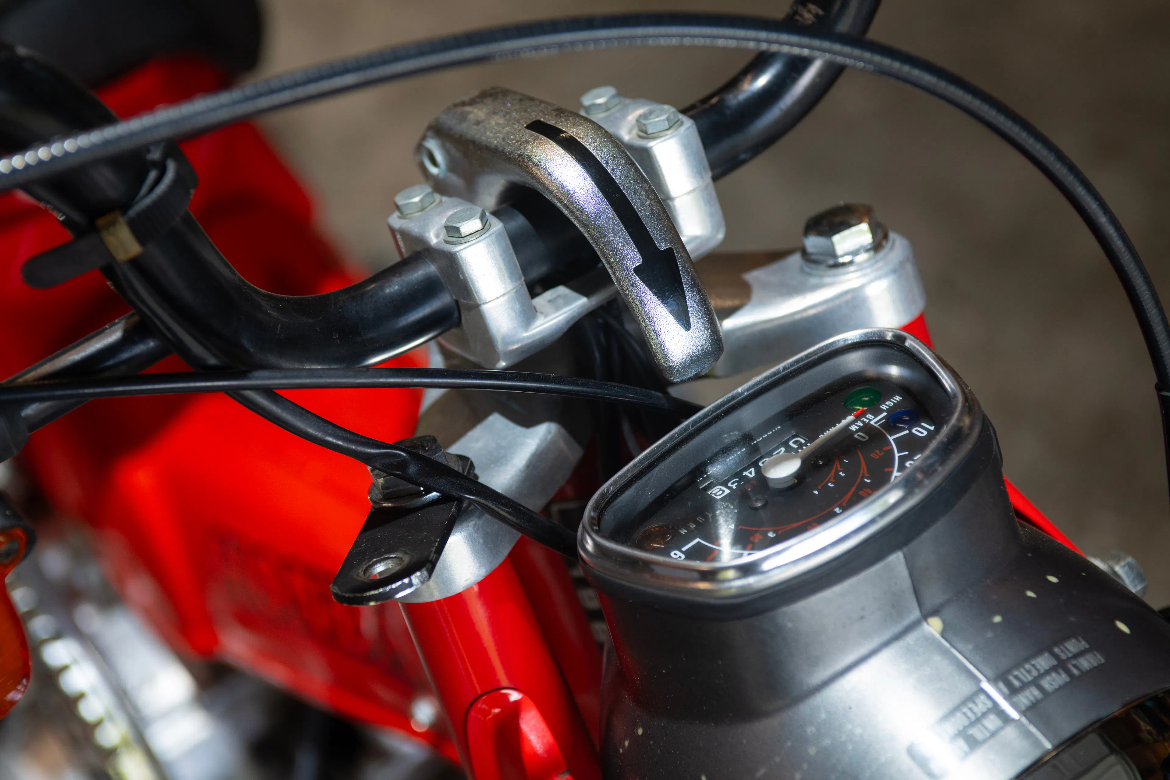 1981 Honda Trail 110 bar clamp