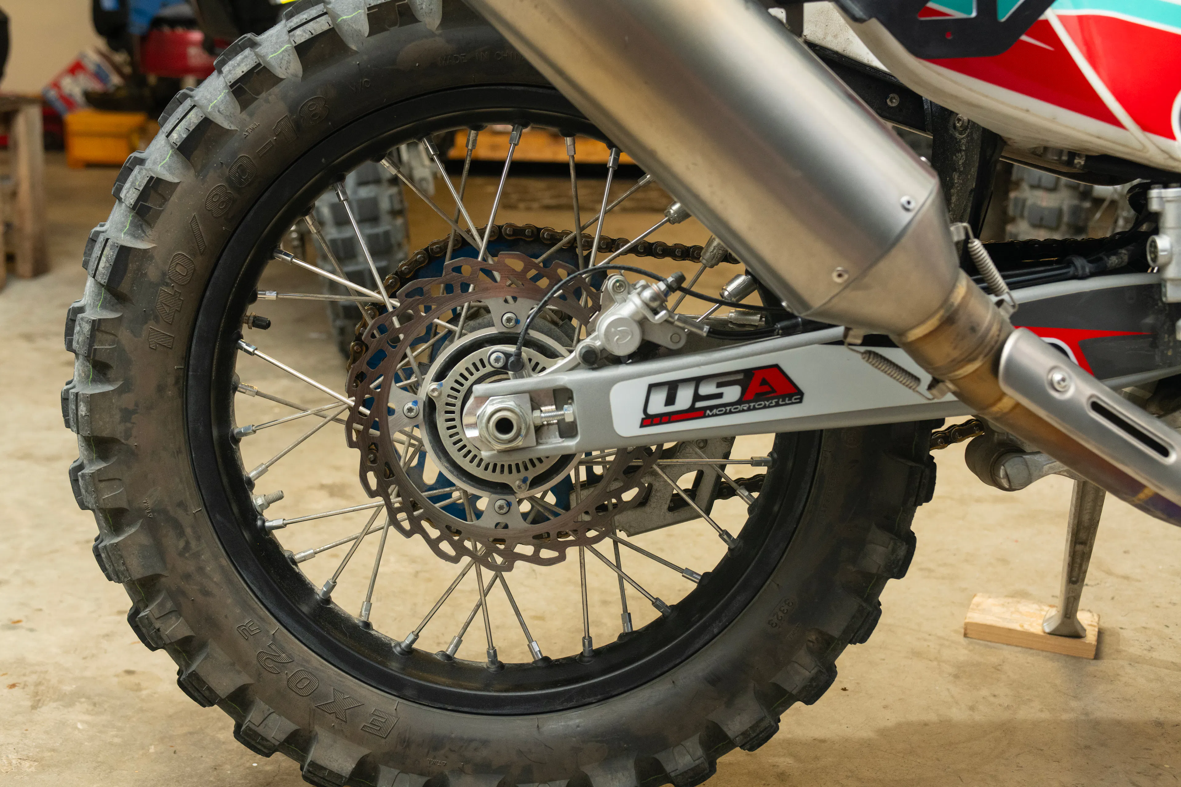 2024 Kove 450 Rally rear tire