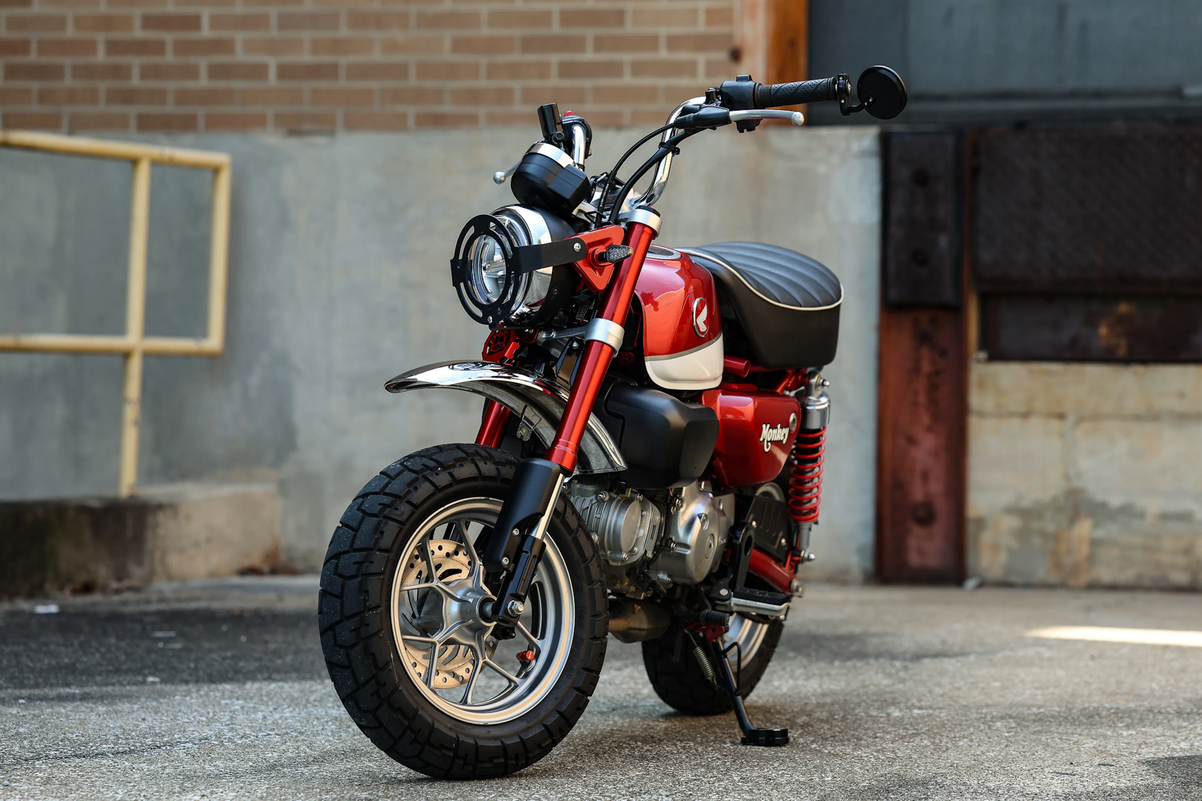 2019 Honda Monkey left front 3/4 wheel turned