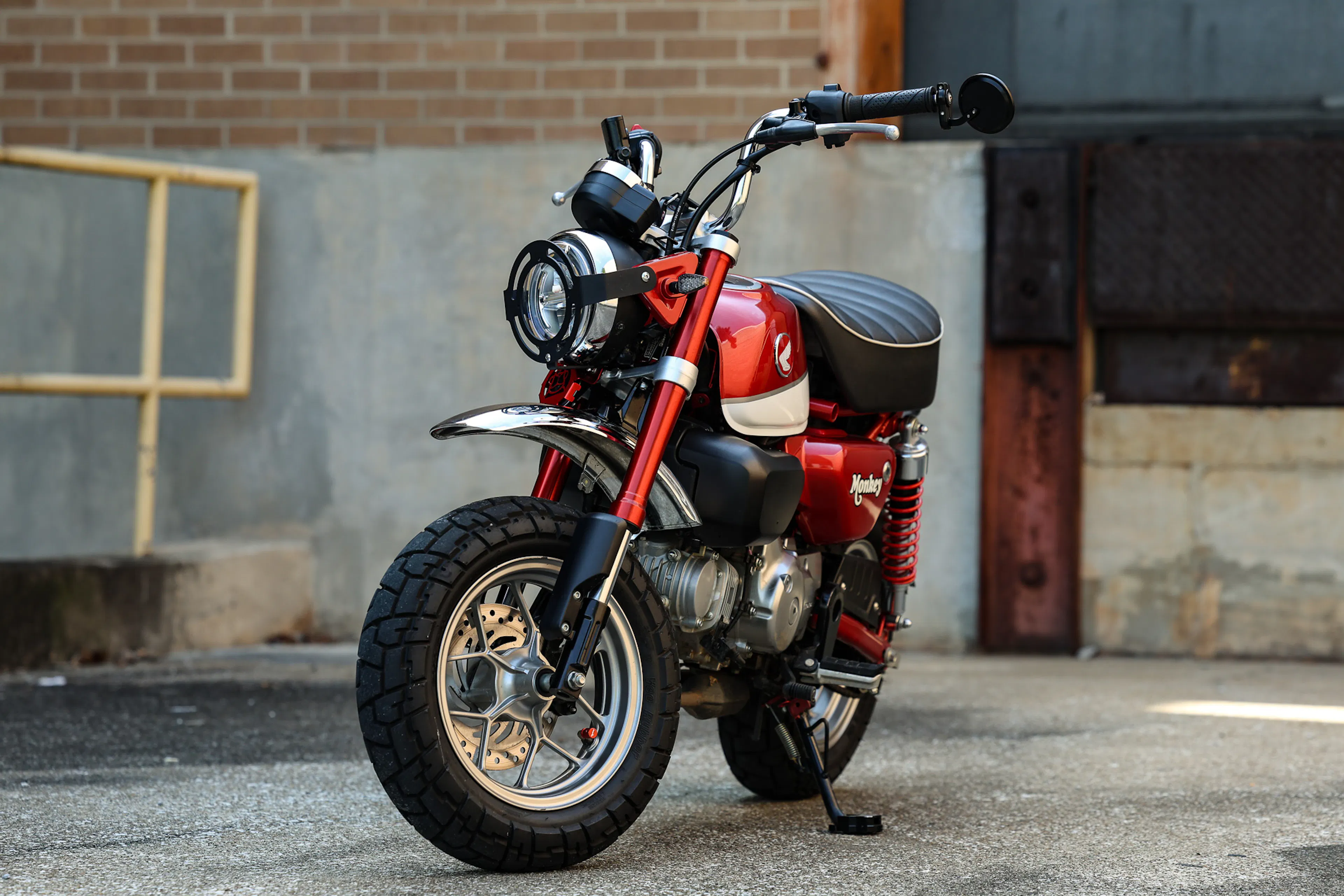 2019 Honda Monkey left front 3/4 wheel turned