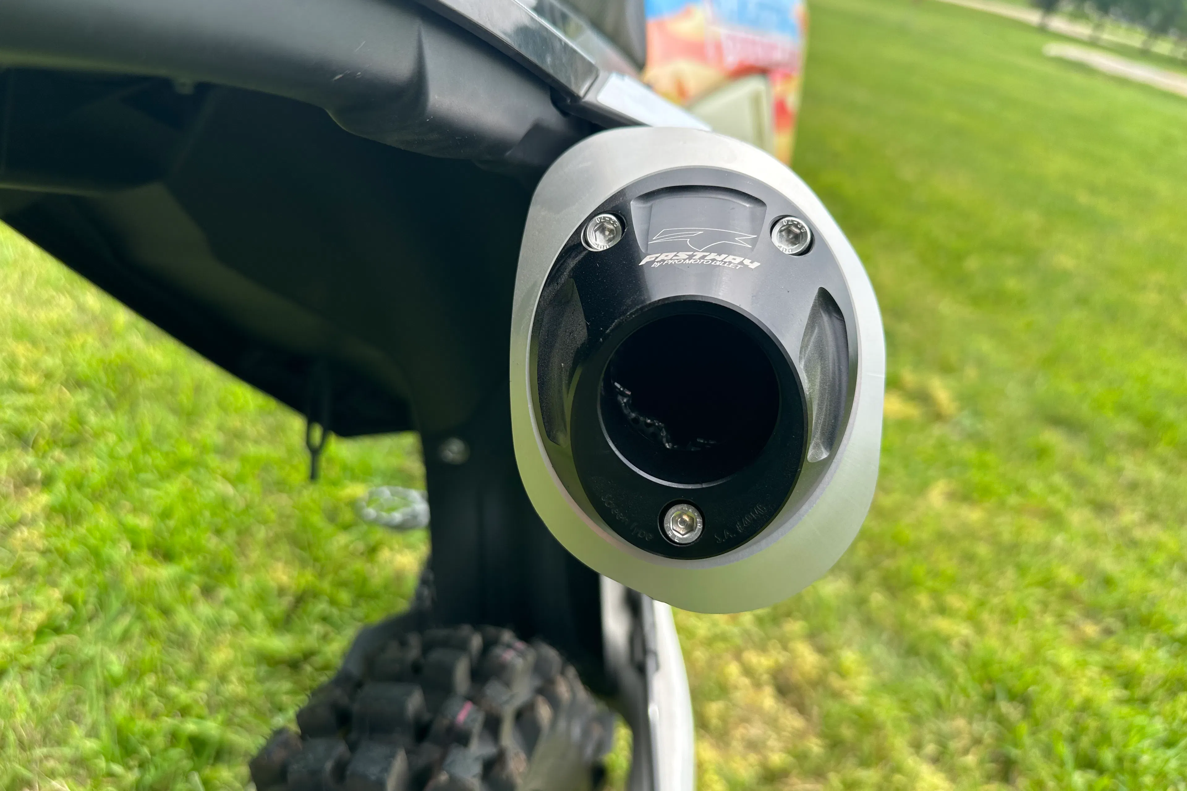 2024 Gas Gas ES500F Off-Piste Adventures muffler tip