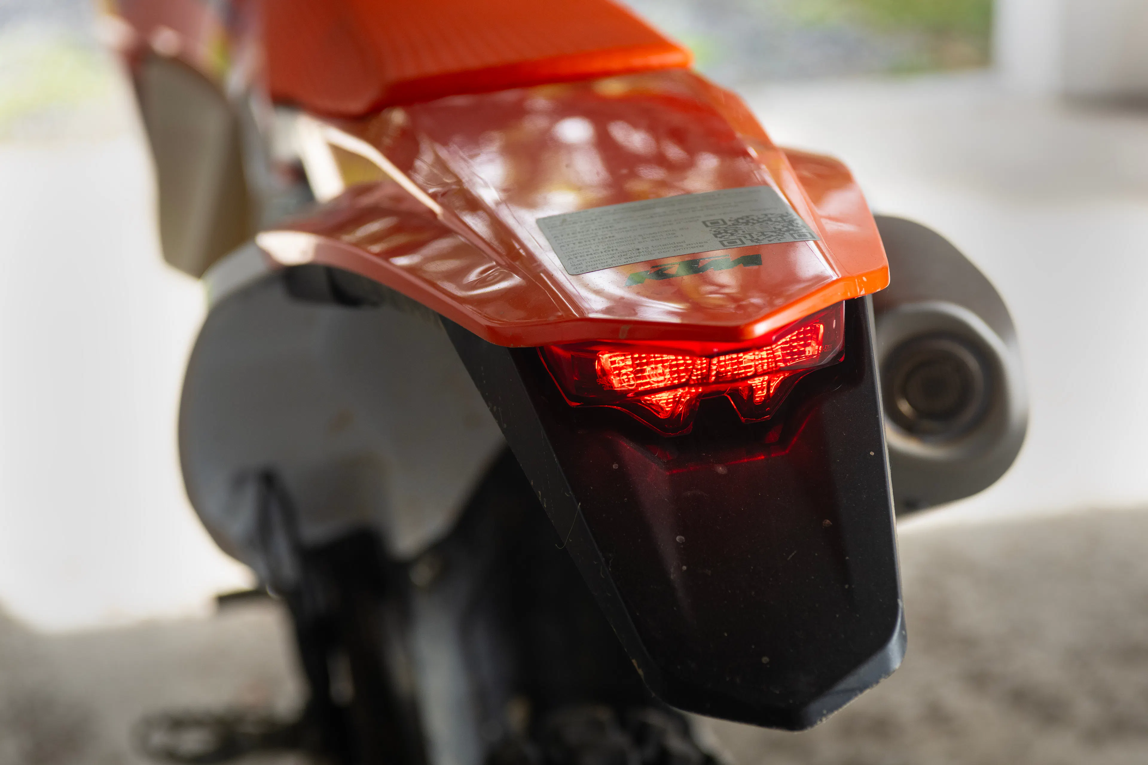 2024 KTM 350 XW-F taillight