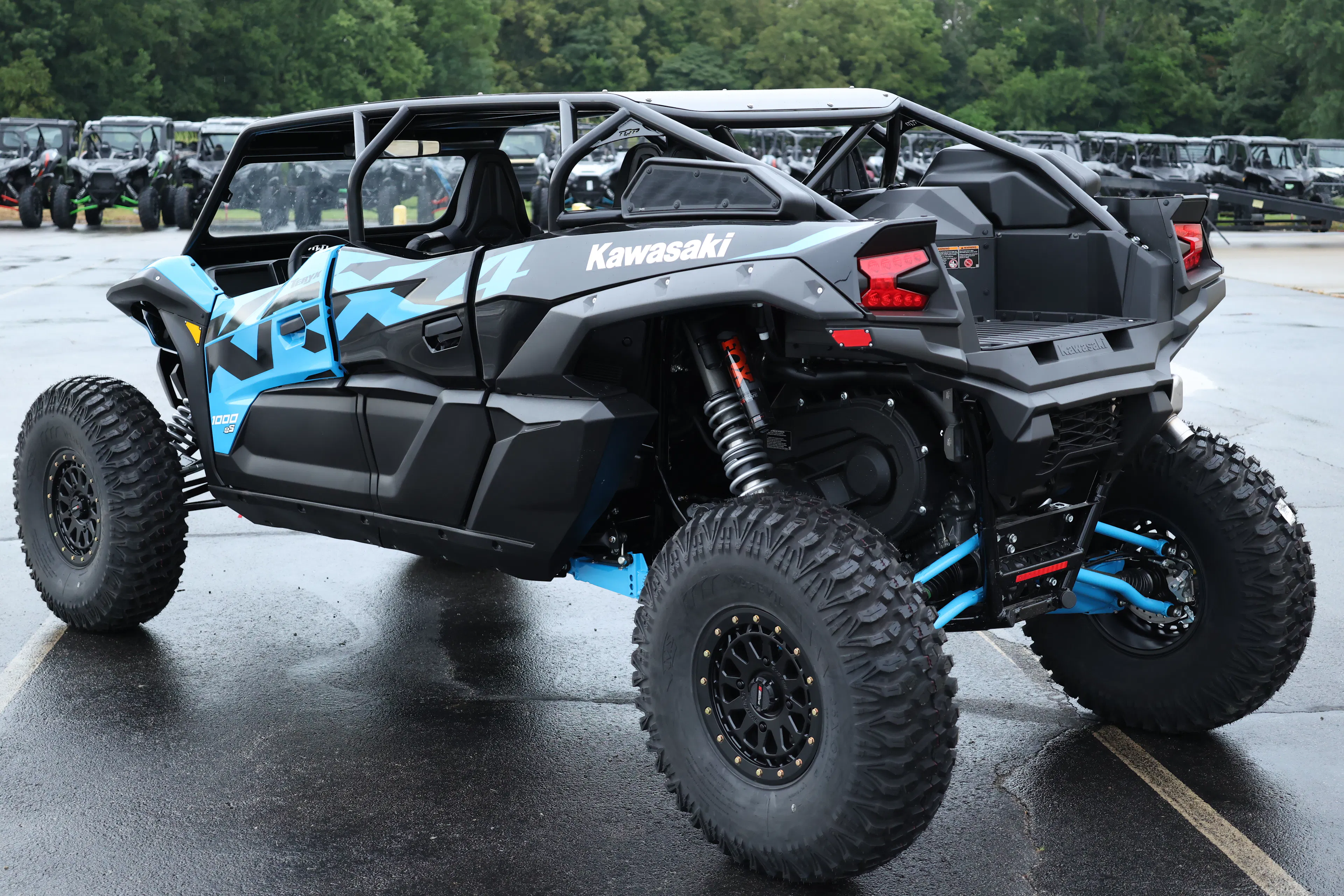 2026 Kawasaki Teryx KRX4 1000 driver rear 3/4