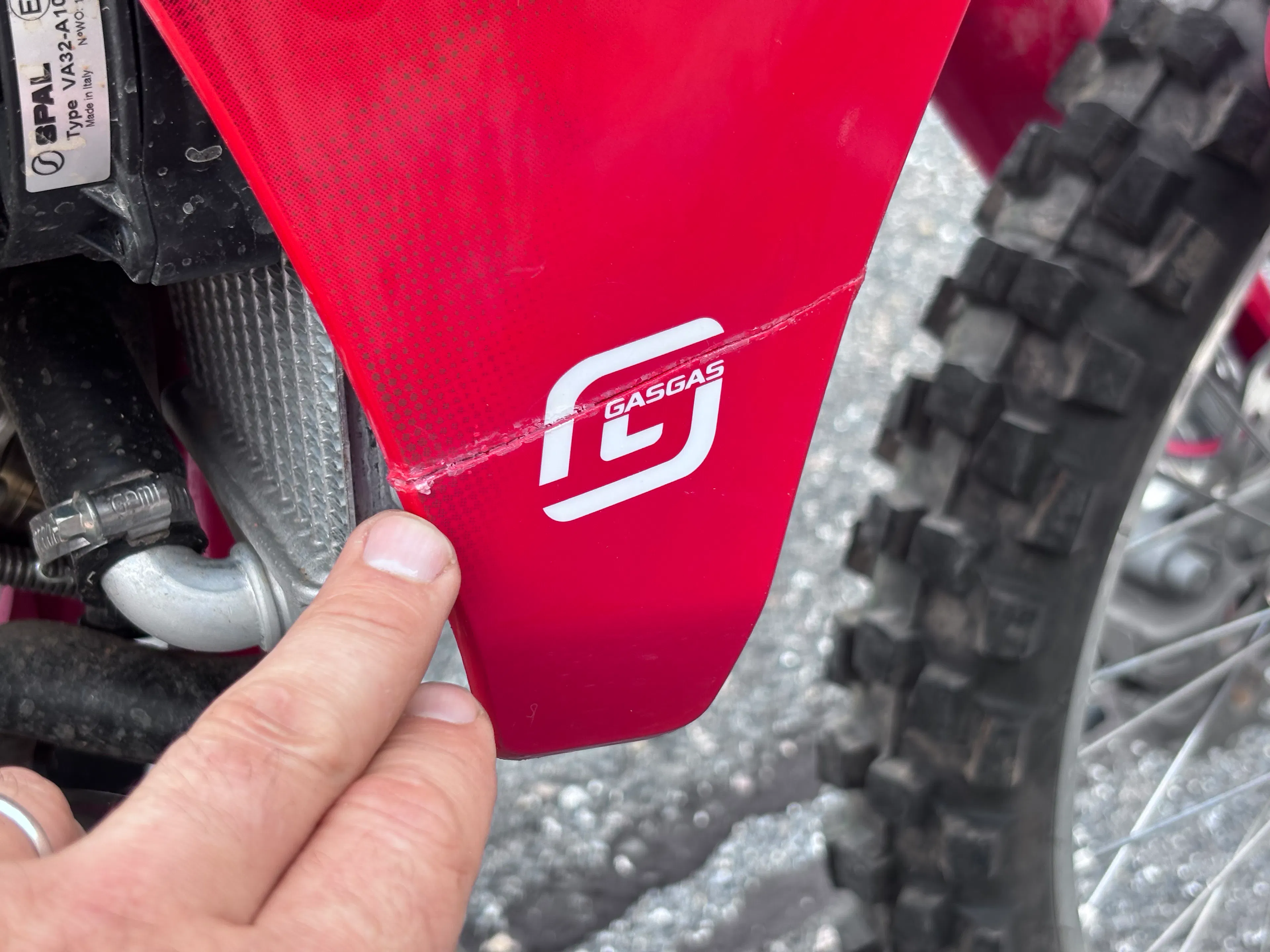 2024 Gas Gas EW500F plastic repair