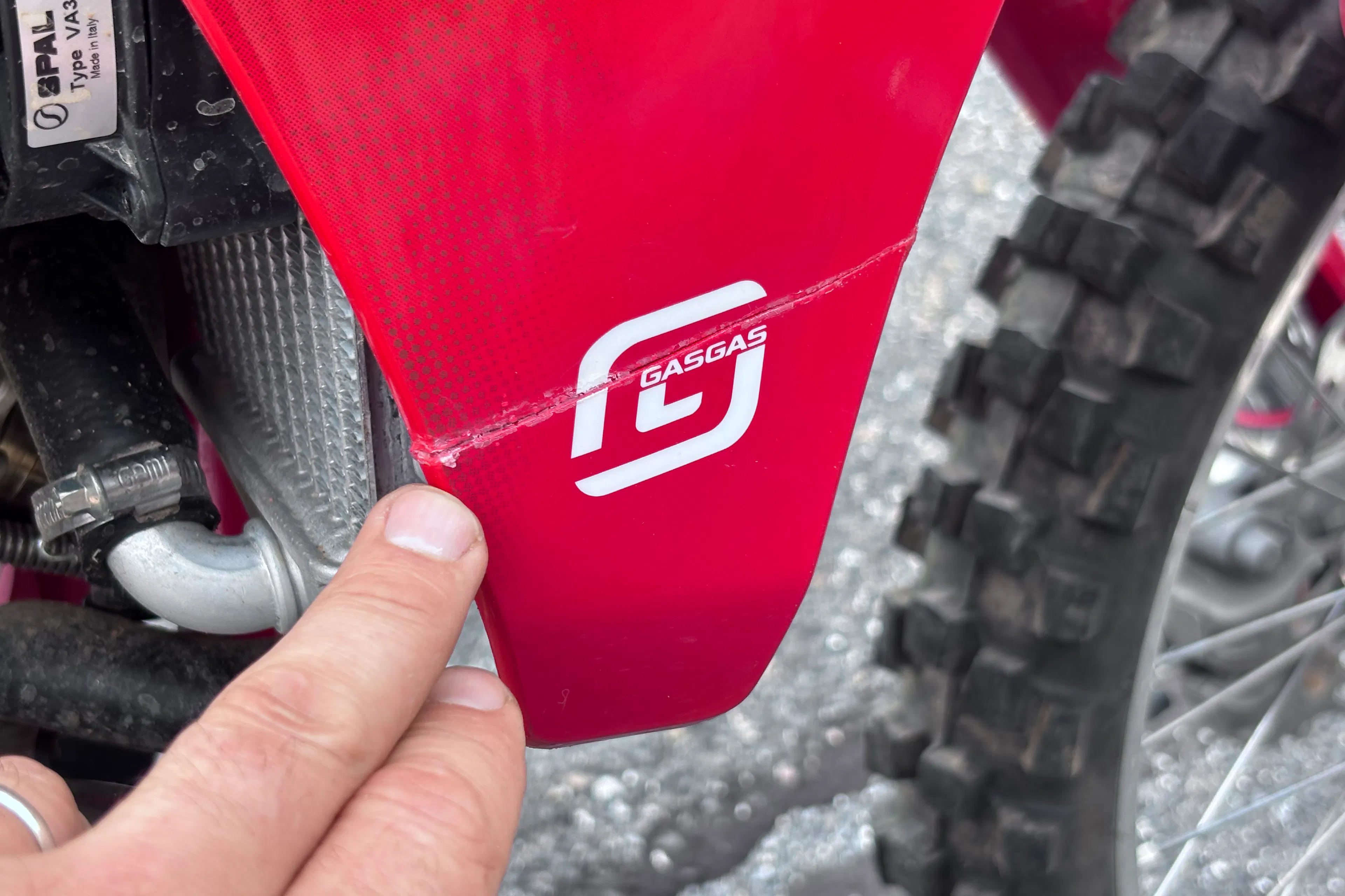 2024 Gas Gas EW500F plastic repair