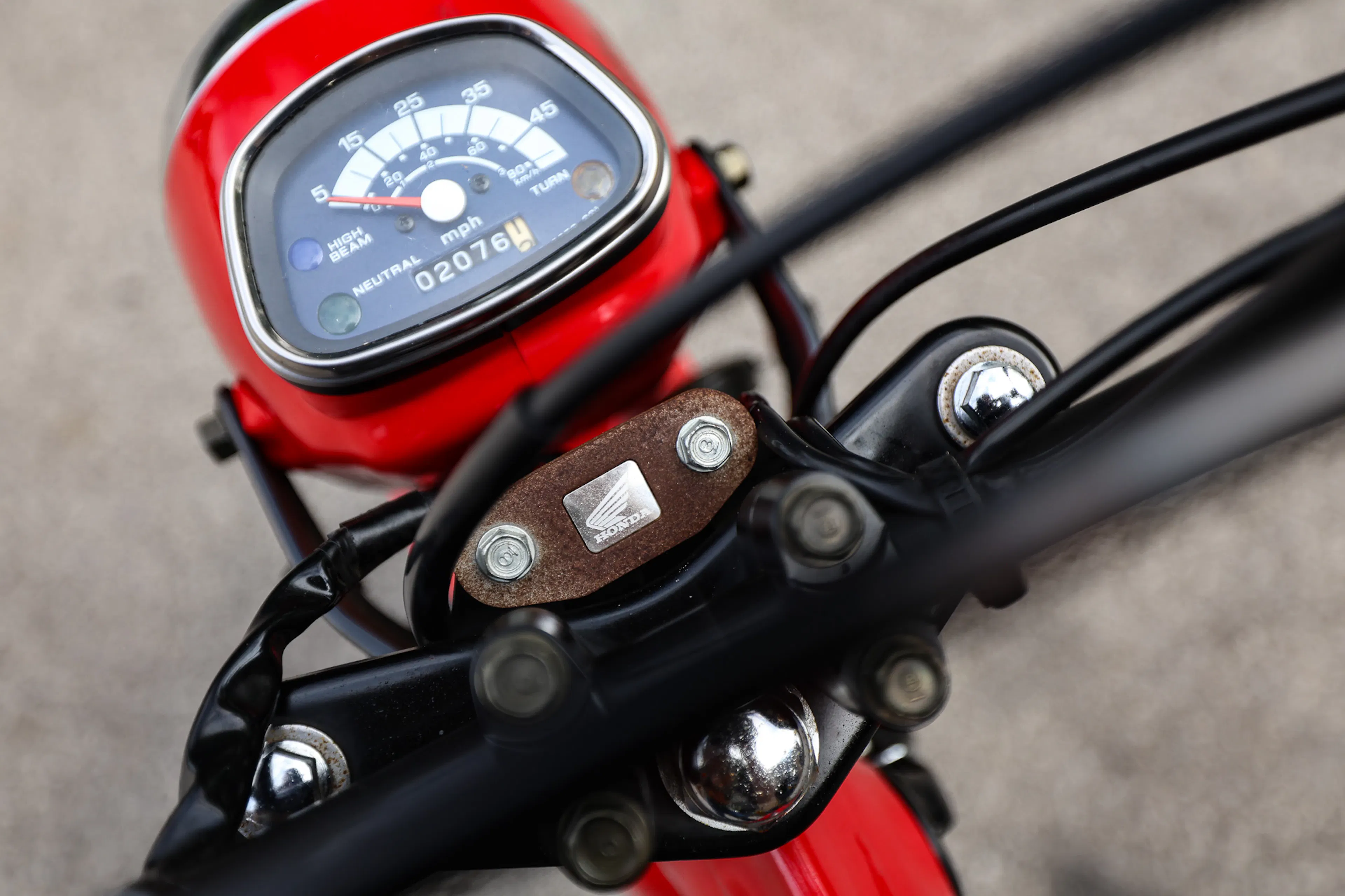 1993 Honda CT70 Mini Trail speedometer 2